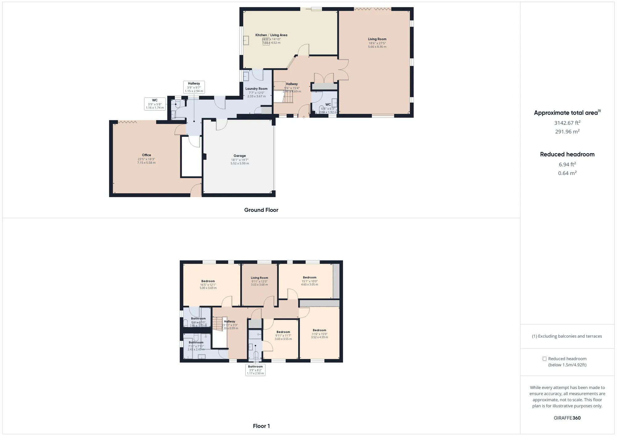 5 bed detached house for sale in Hewitt Close, Preston - Property floorplan