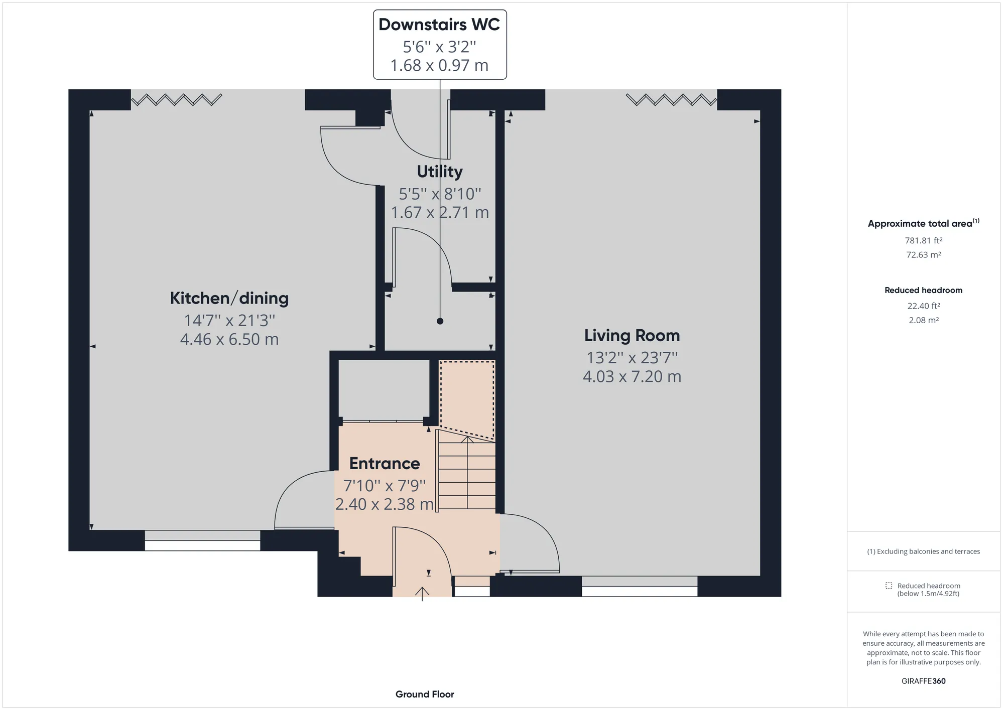 4 bed detached house for sale in Station Road, Preston - Property floorplan