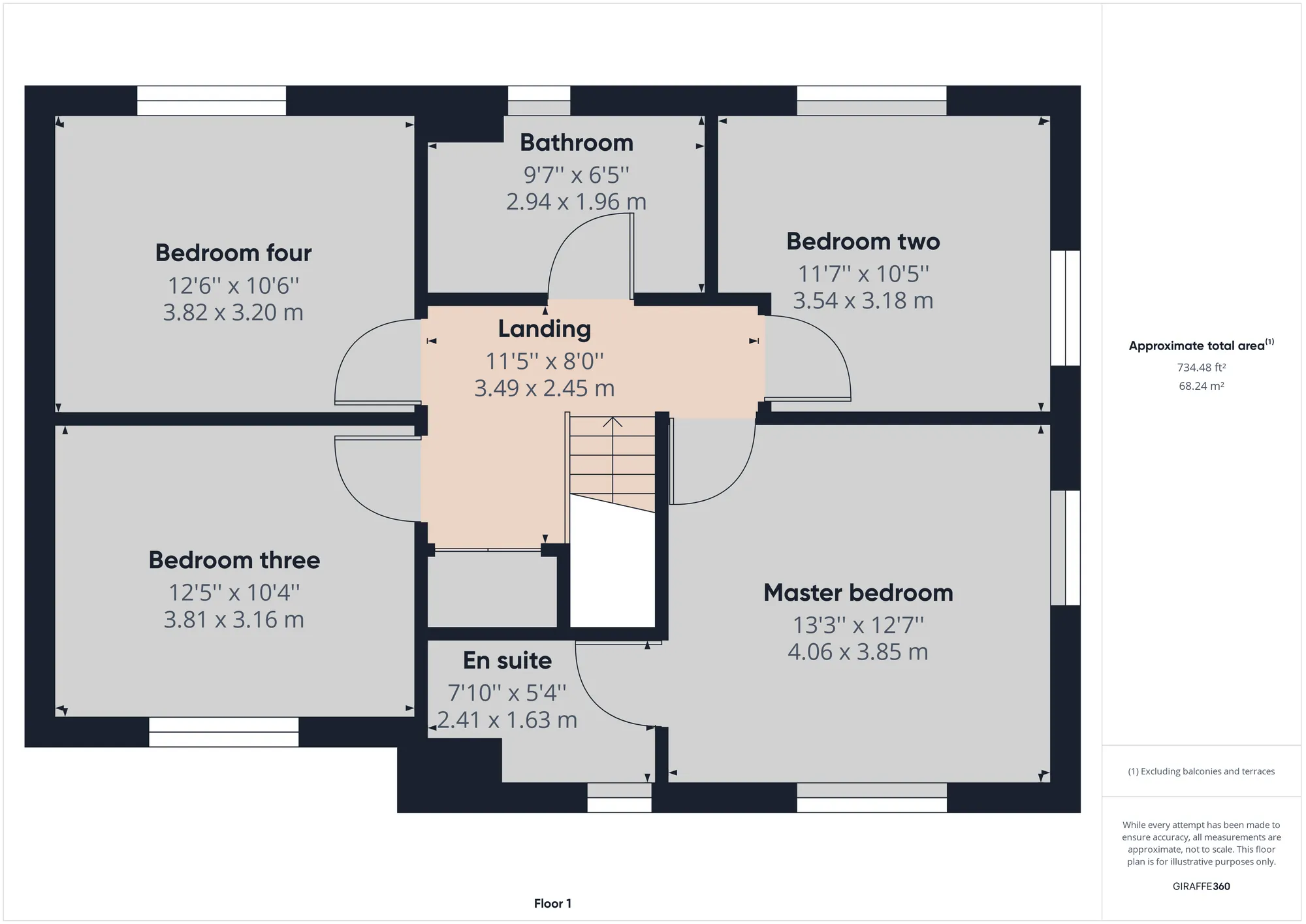 4 bed detached house for sale in Station Road, Preston - Property floorplan