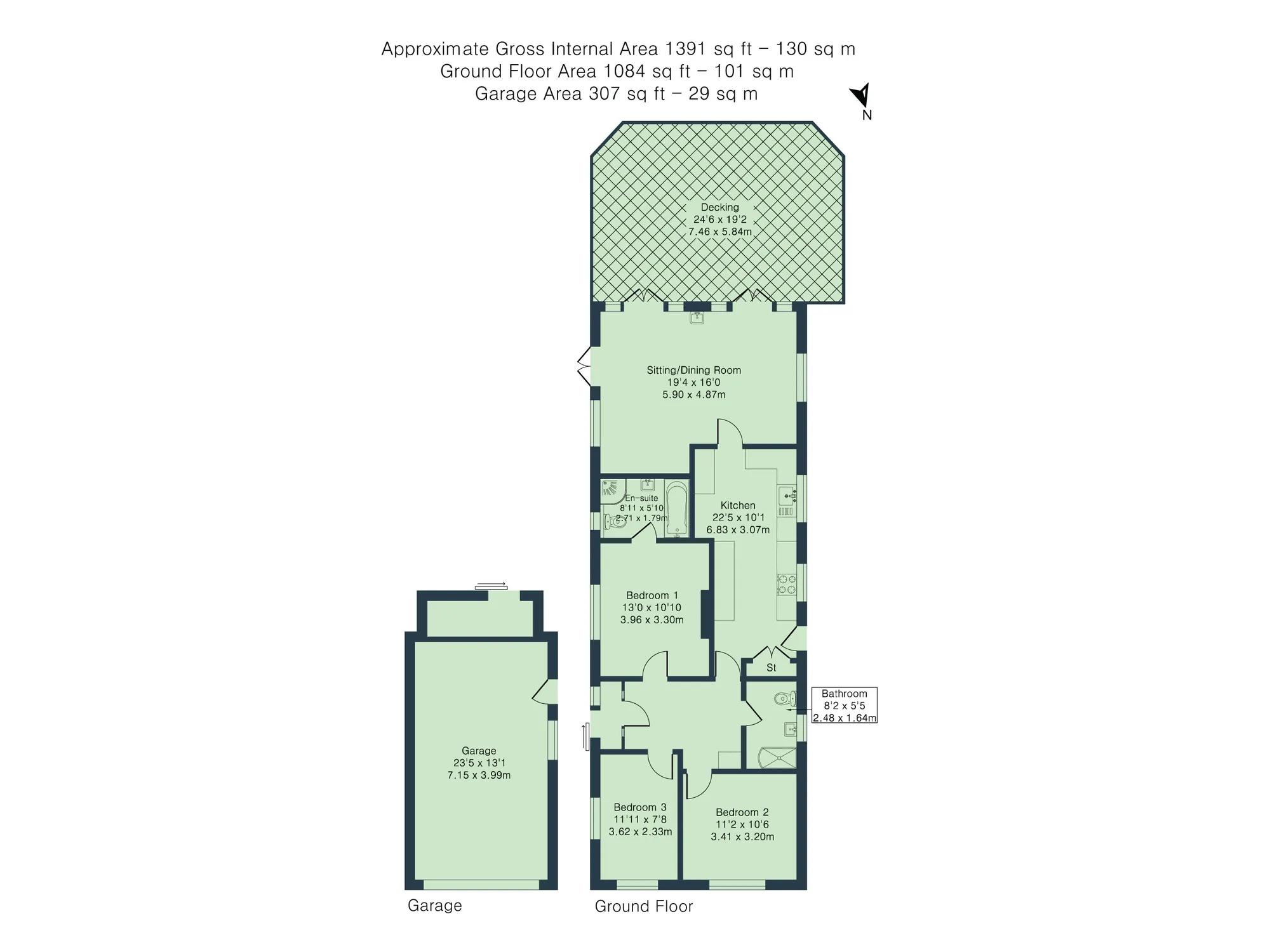 3 bed detached bungalow for sale in Oxford Road, Oxford - Property floorplan