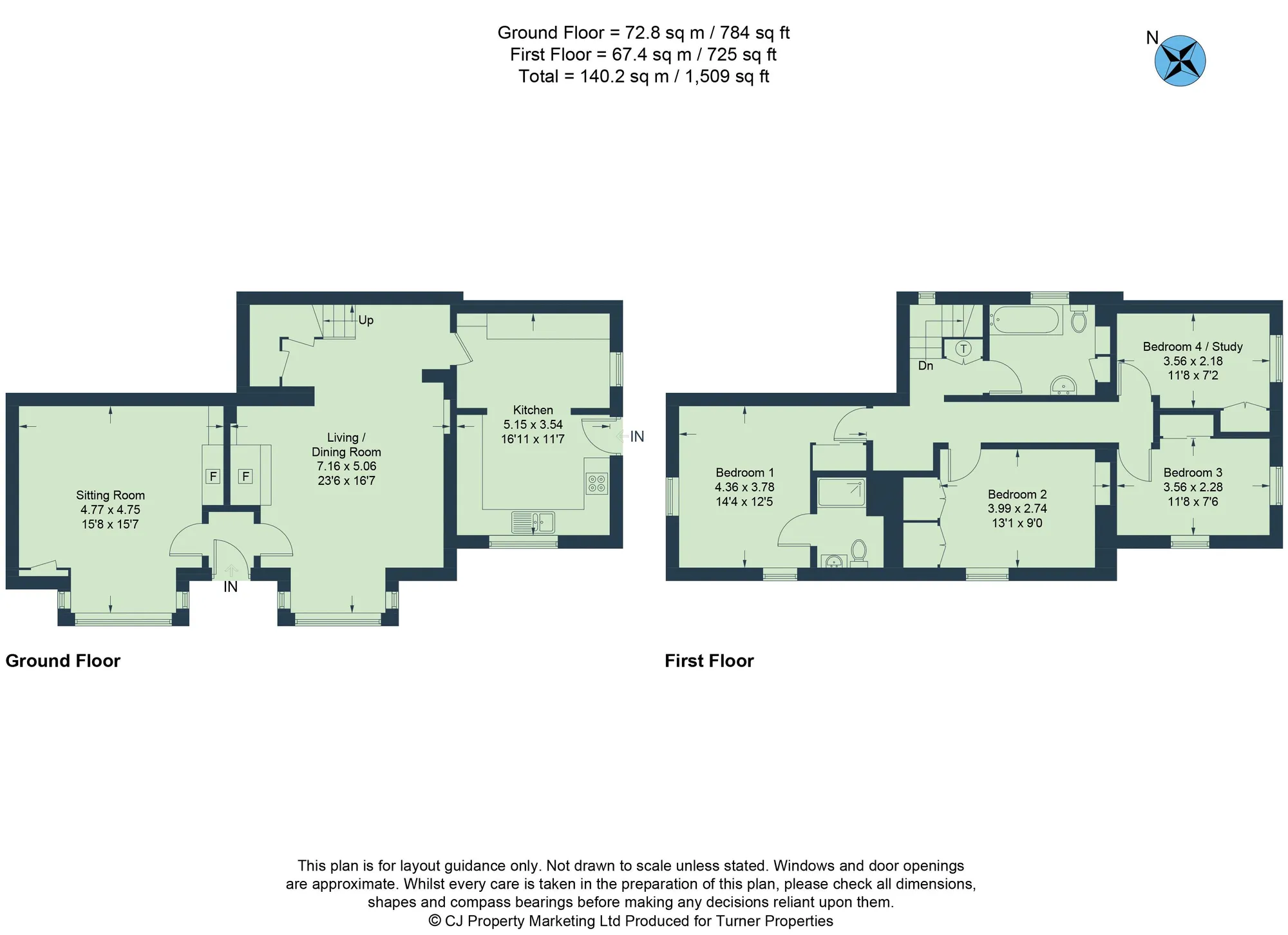 4 bed for sale in Waterperry, Oxford - Property floorplan