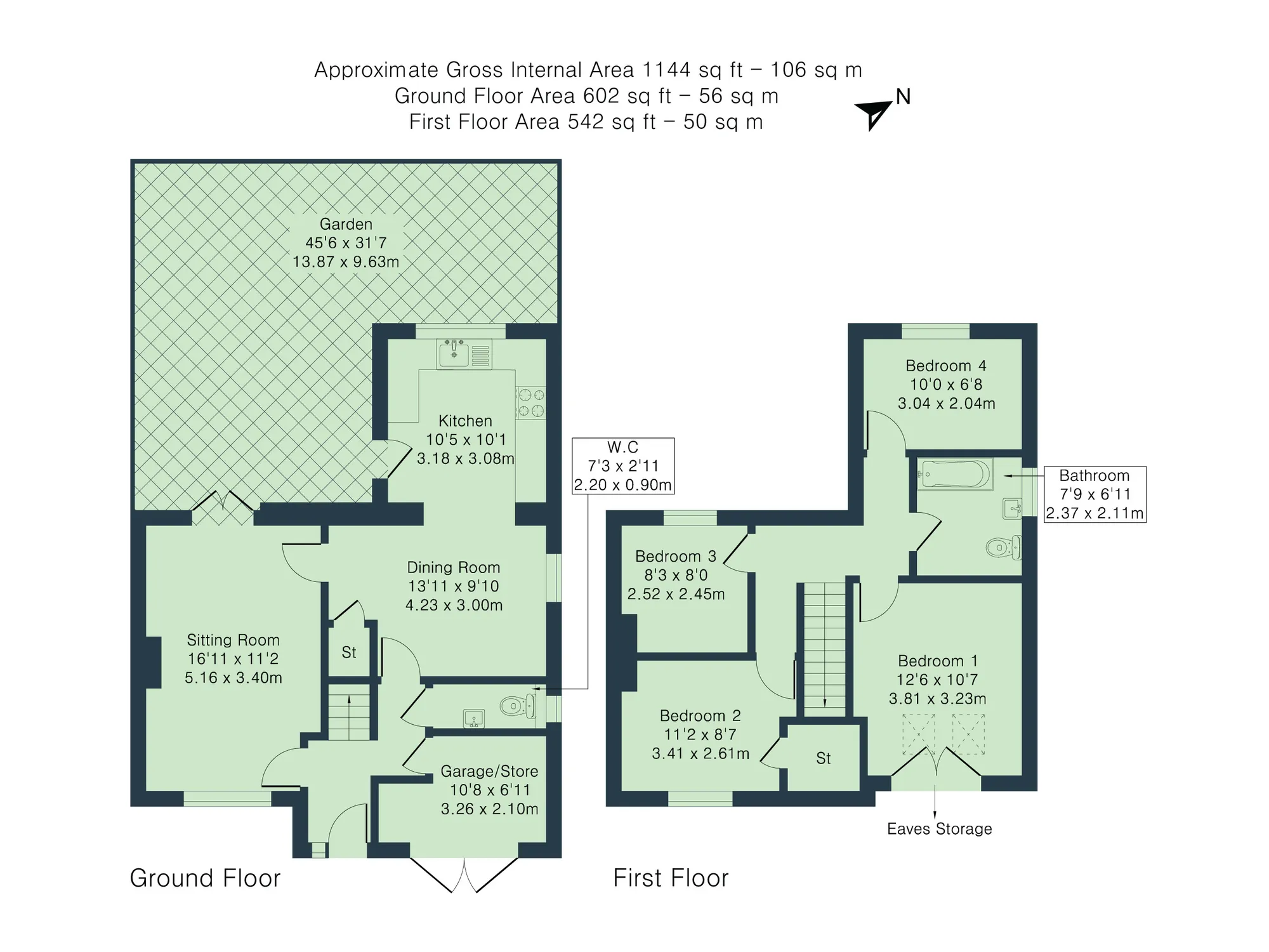 4 bed semi-detached house for sale in Miller Road, Oxford - Property floorplan