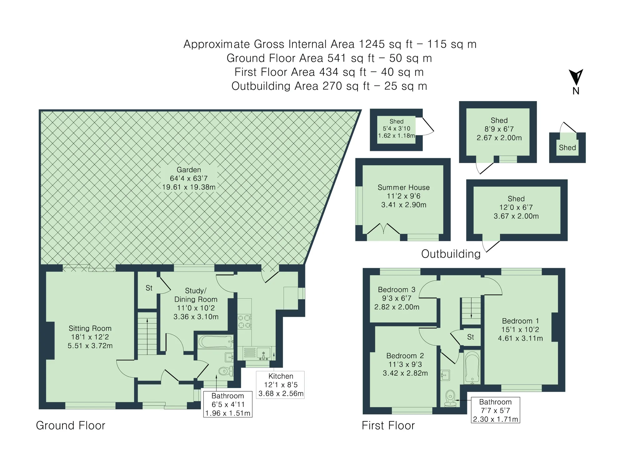 3 bed semi-detached house to rent in The Avenue, Oxford - Property floorplan