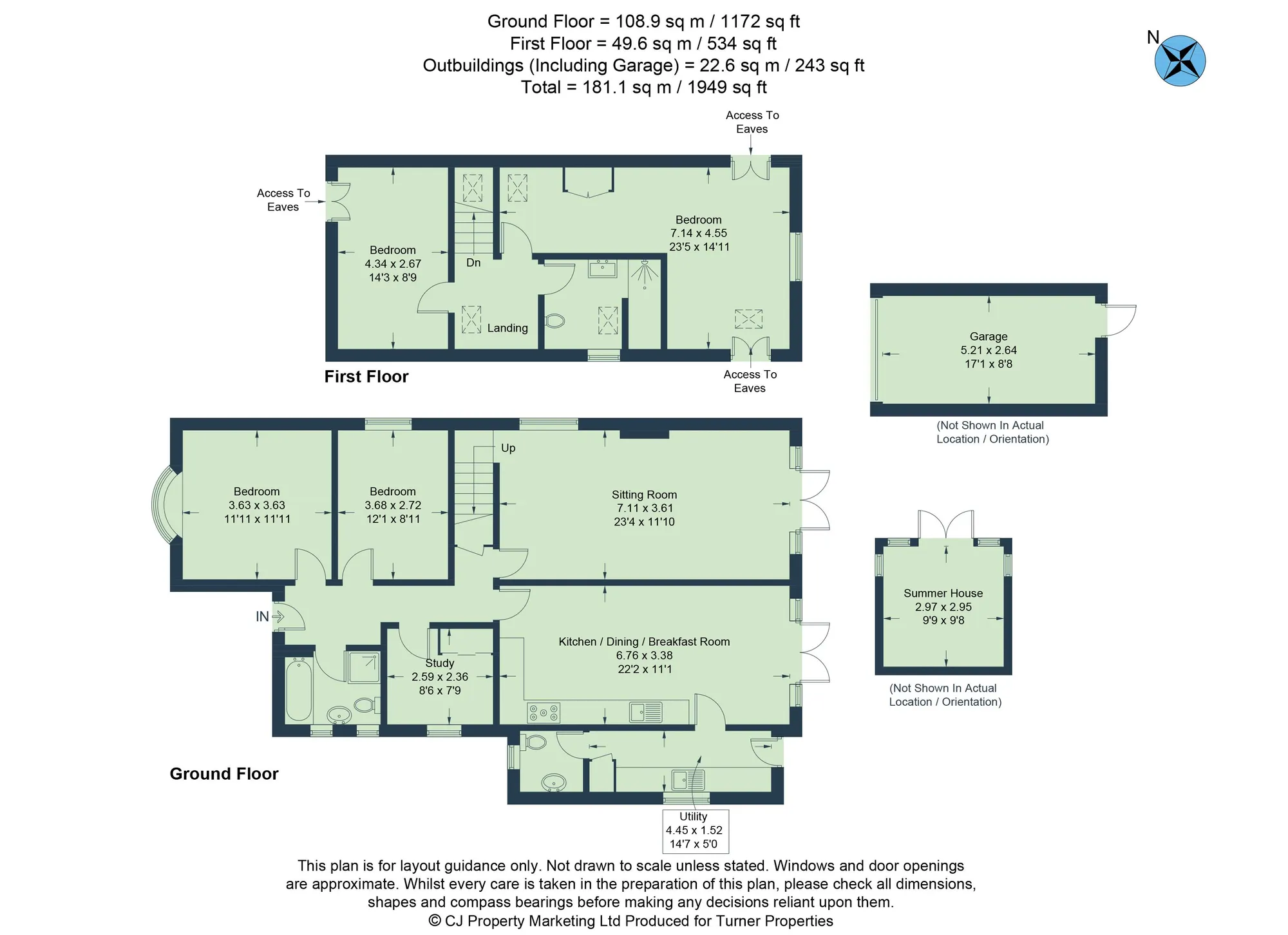 4 bed detached house to rent in Gidley Way, Oxford - Property floorplan