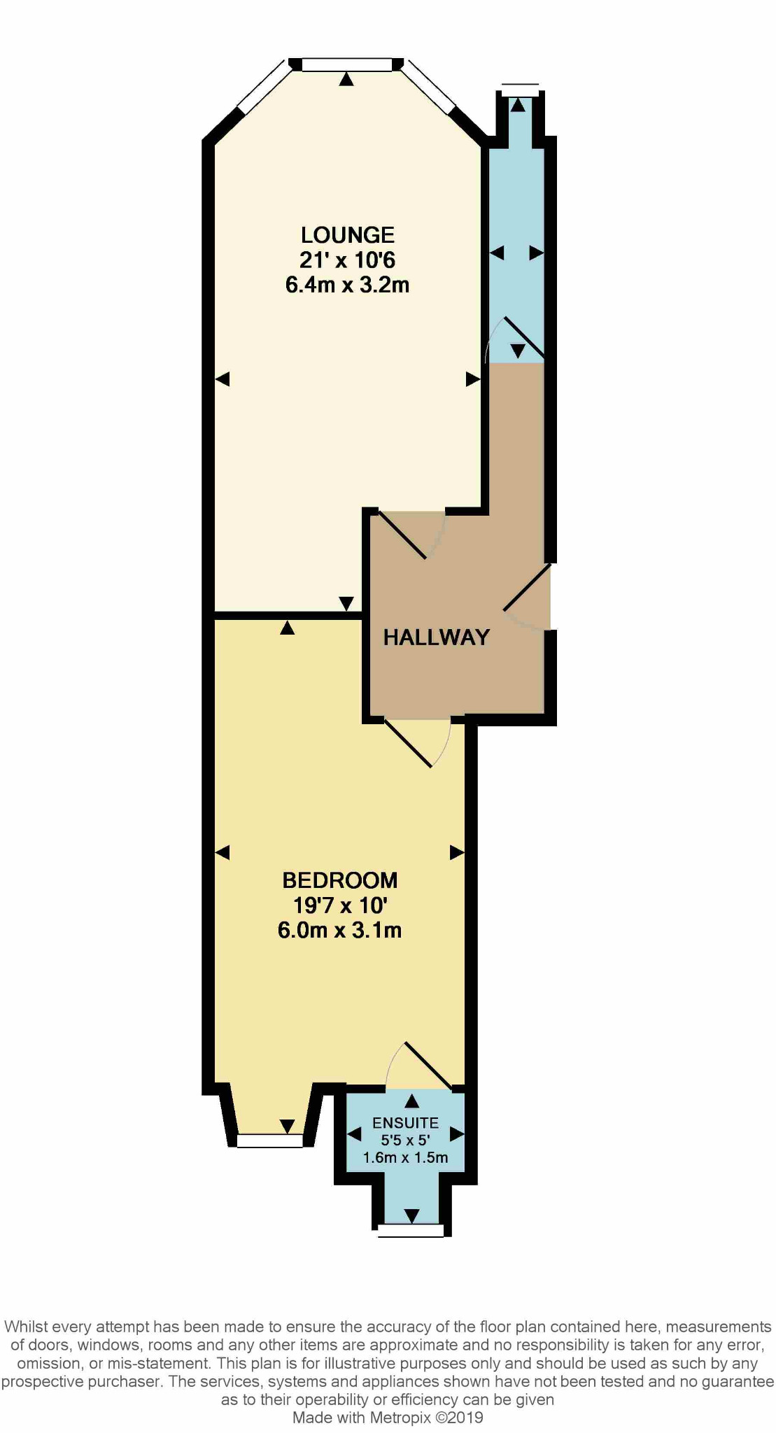 1 bed flat to rent in Springhill Gardens, Glasgow - Property Floorplan