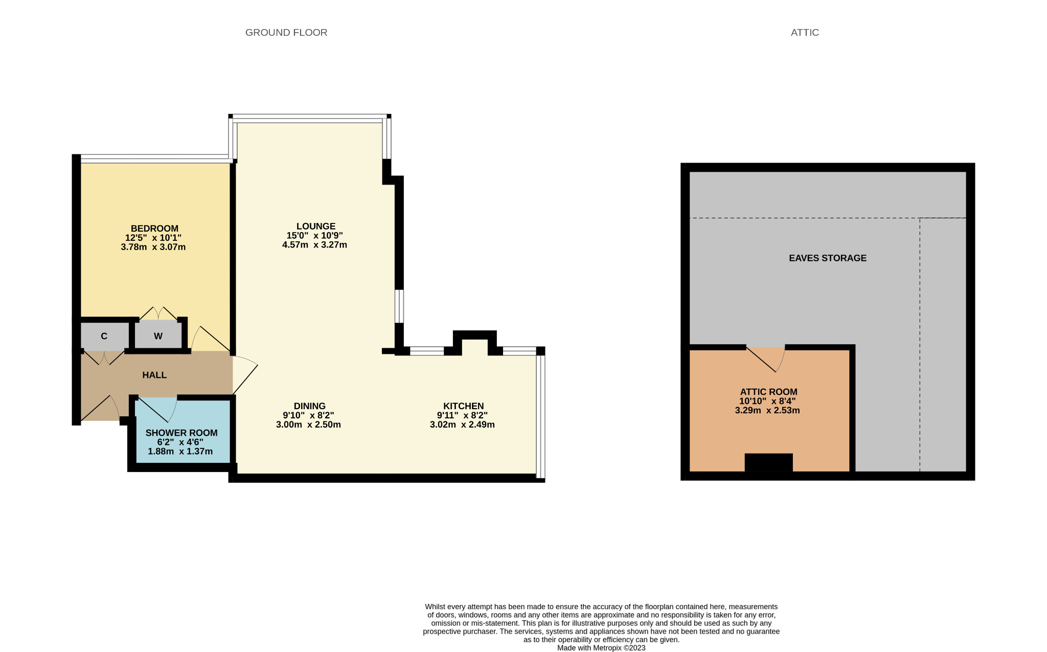 1 bed flat to rent in Lethington Avenue, Glasgow - Property floorplan