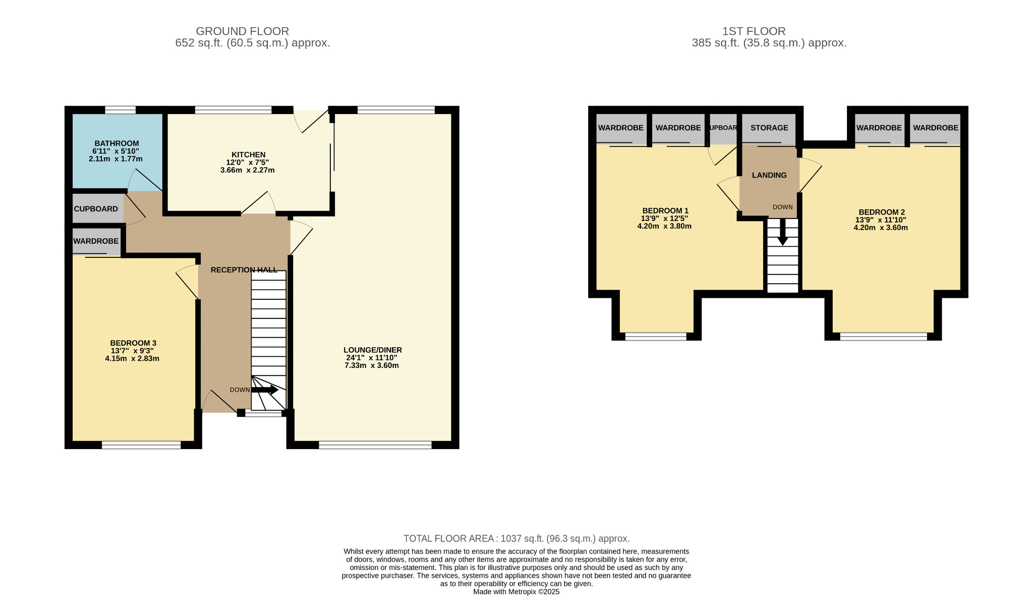 3 bed detached house to rent in Sherbrooke Drive, Glasgow - Property Floorplan