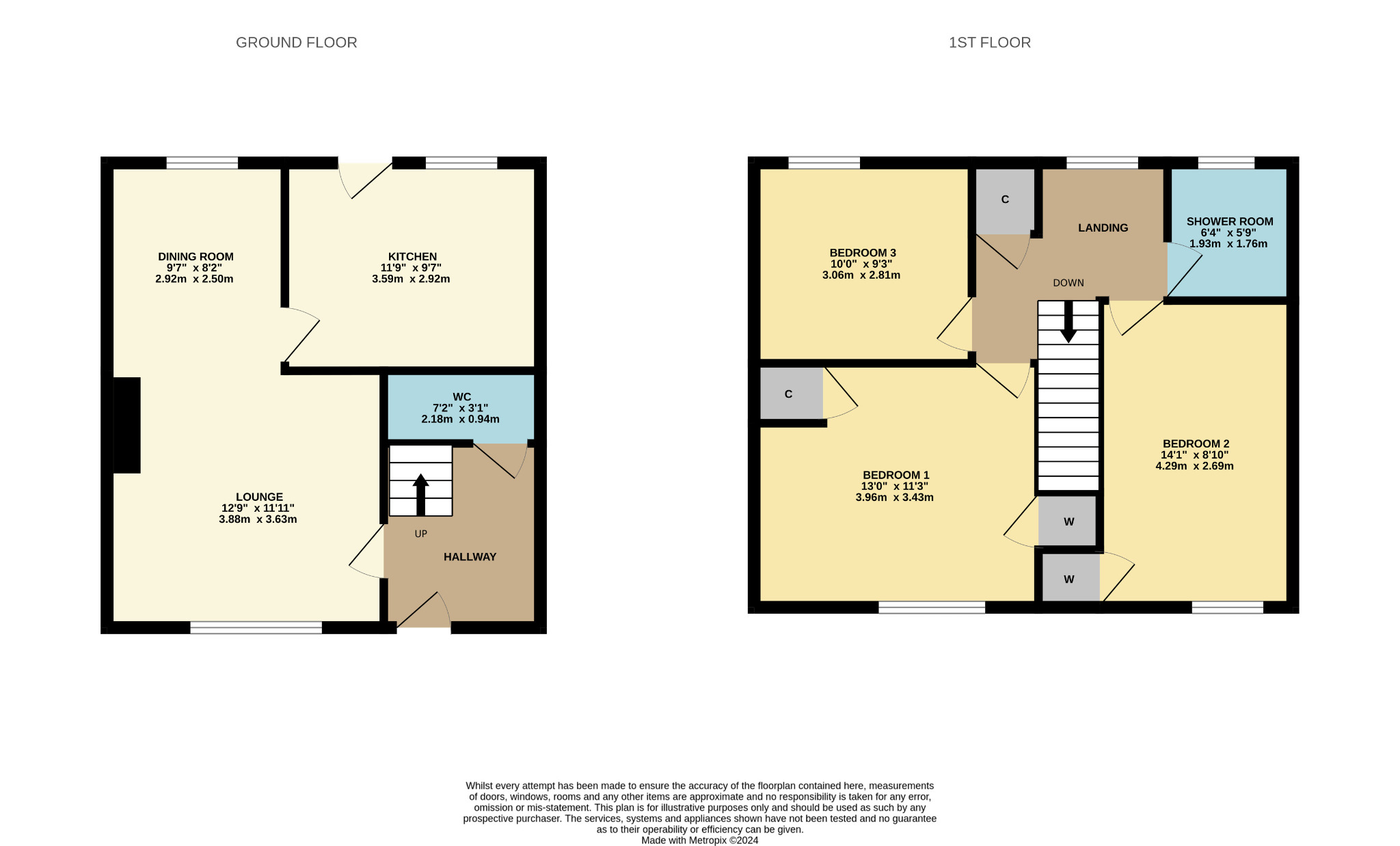 3 bed terraced house for sale in Bank Road - Property Floorplan