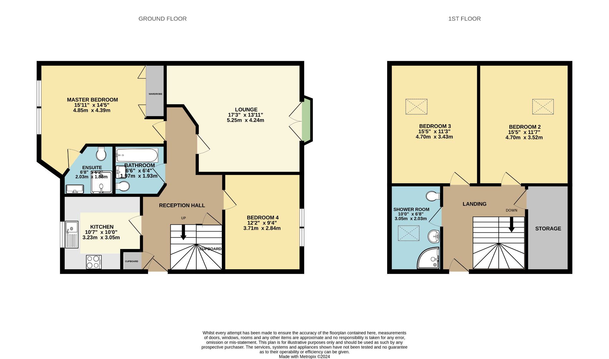 4 bed flat for sale in Waverley Street - Property Floorplan