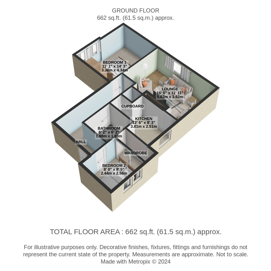 2 bed flat for sale in Dormanside Road - Property Floorplan