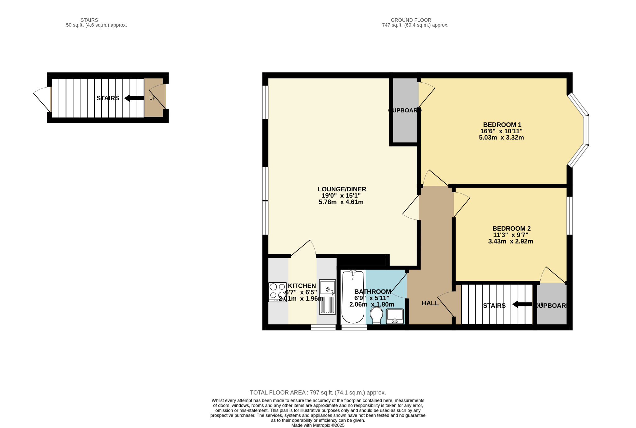 2 bed flat to rent in Kingswood Drive, Glasgow - Property Floorplan