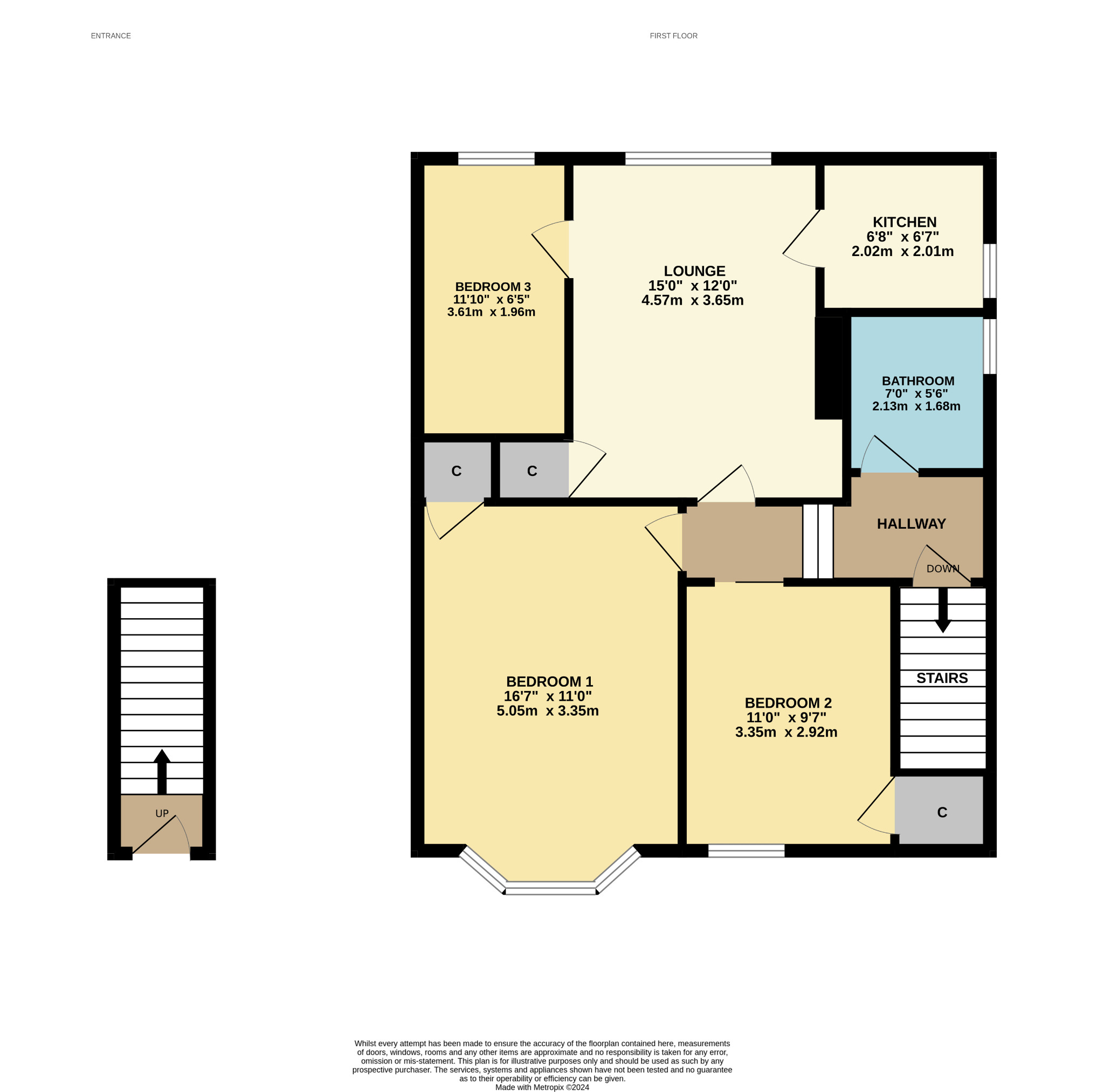 3 bed flat for sale in Ashcroft Drive - Property Floorplan