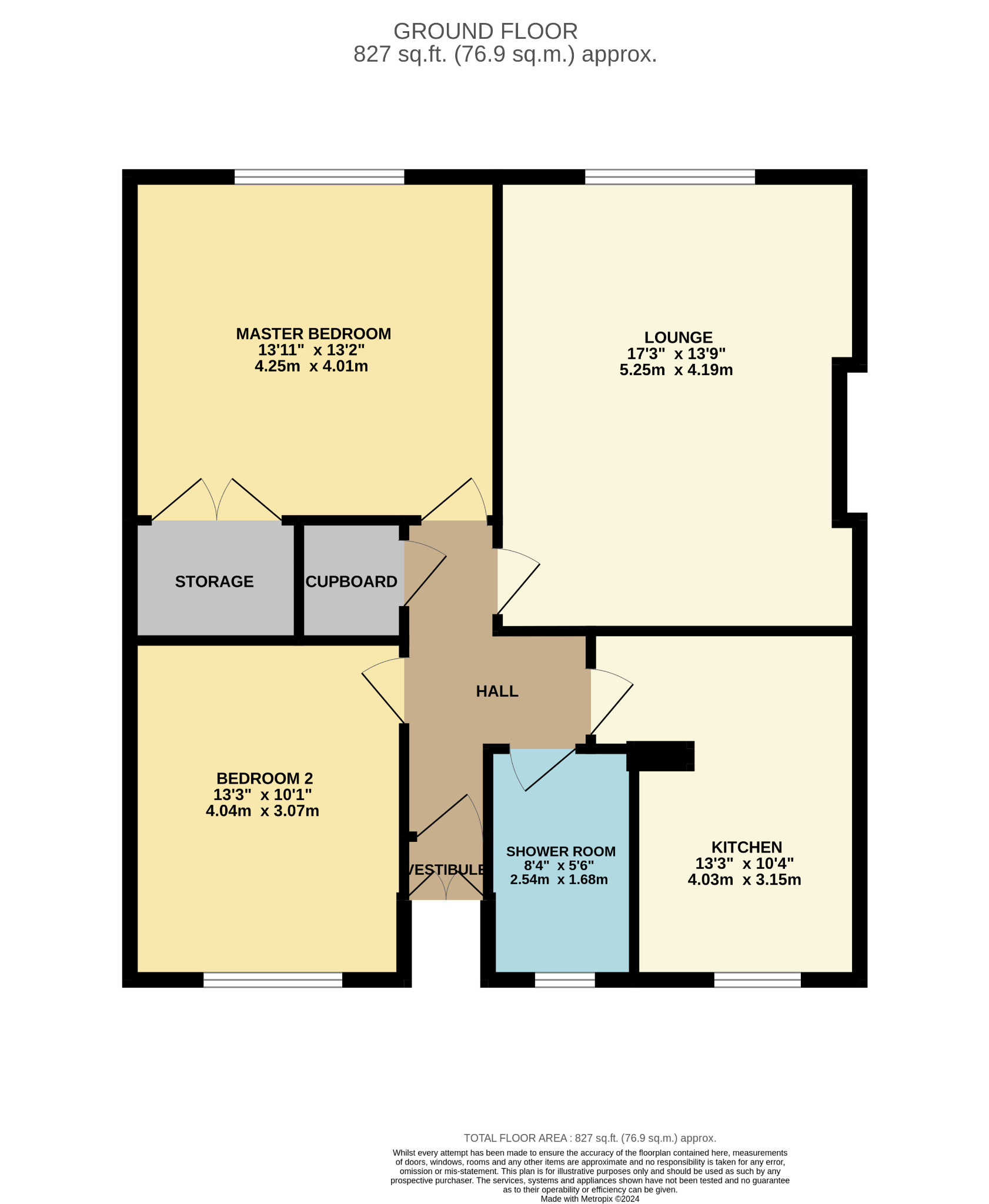 2 bed flat for sale in Glasgow Road, East Renfrewshire - Property Floorplan