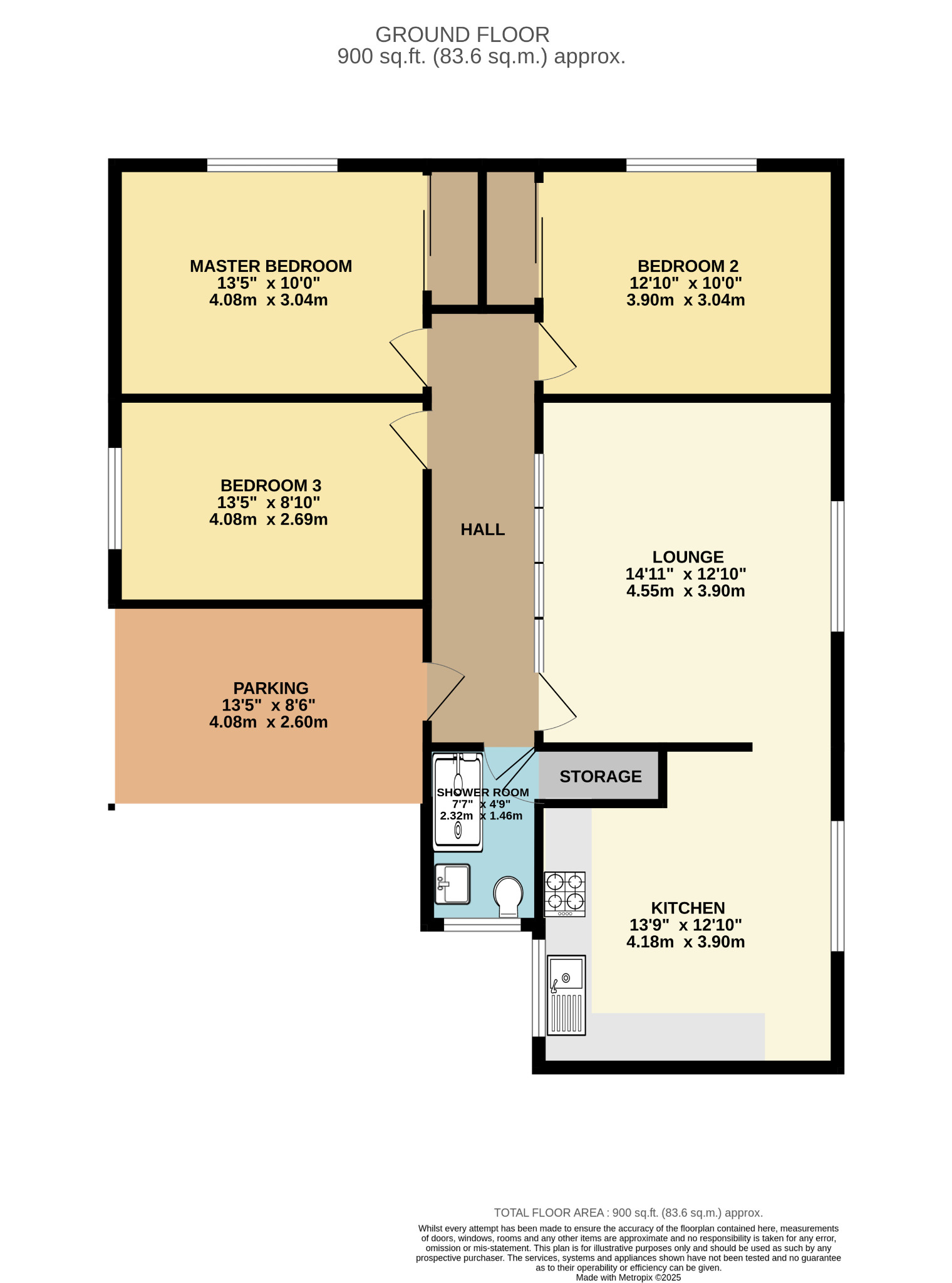 3 bed bungalow to rent in East Renfrewshire Golf Club, Newton Mearns - Property Floorplan