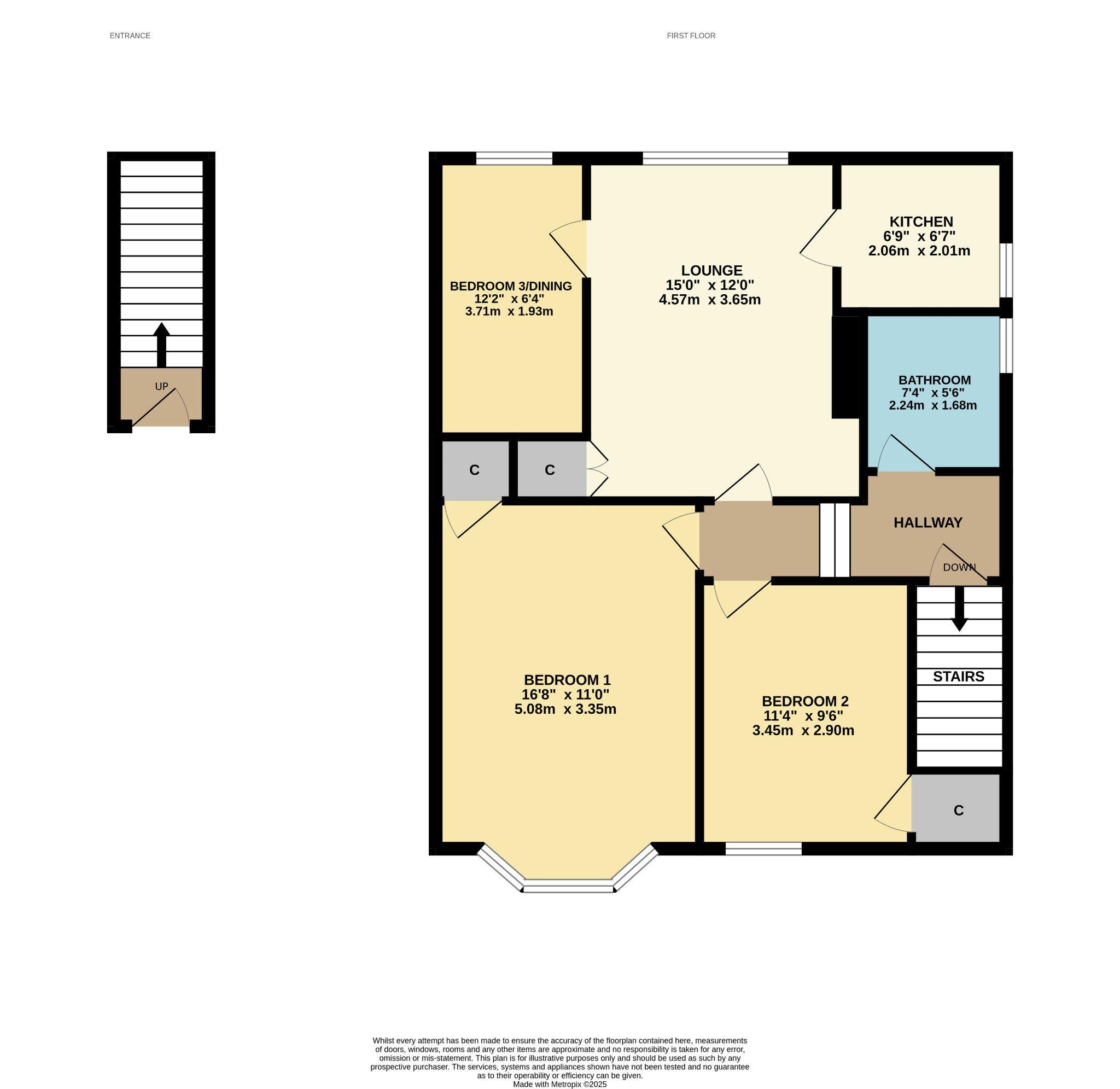 2 bed flat for sale in Kingsbridge Drive, Glasgow - Property Floorplan