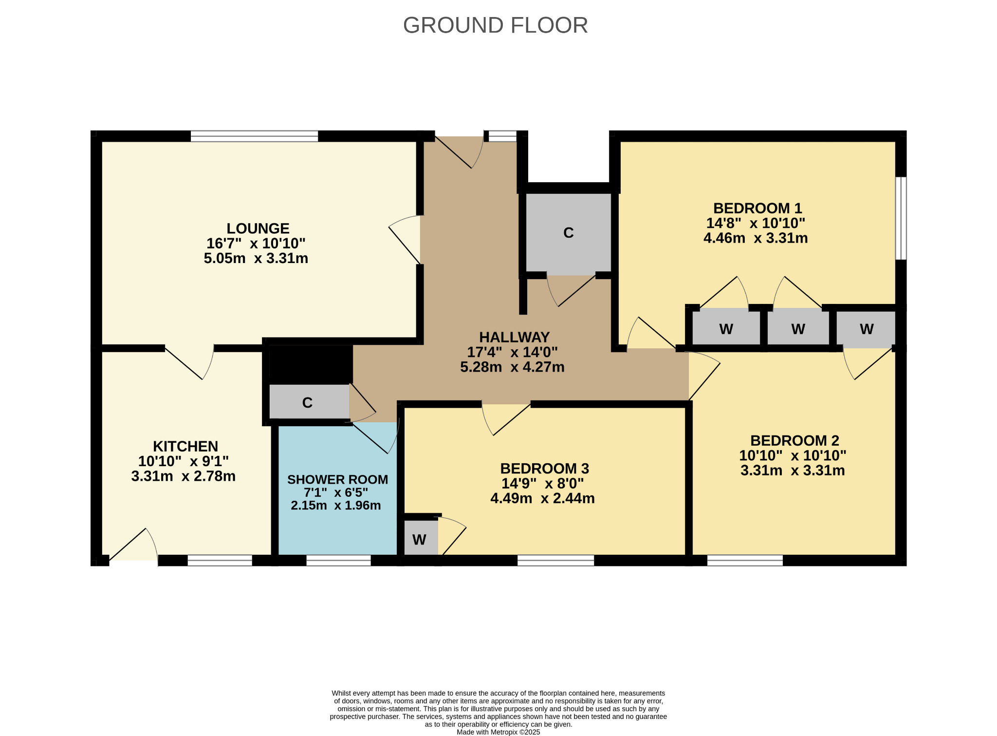 3 bed flat for sale in Stoneside Drive, Glasgow - Property Floorplan