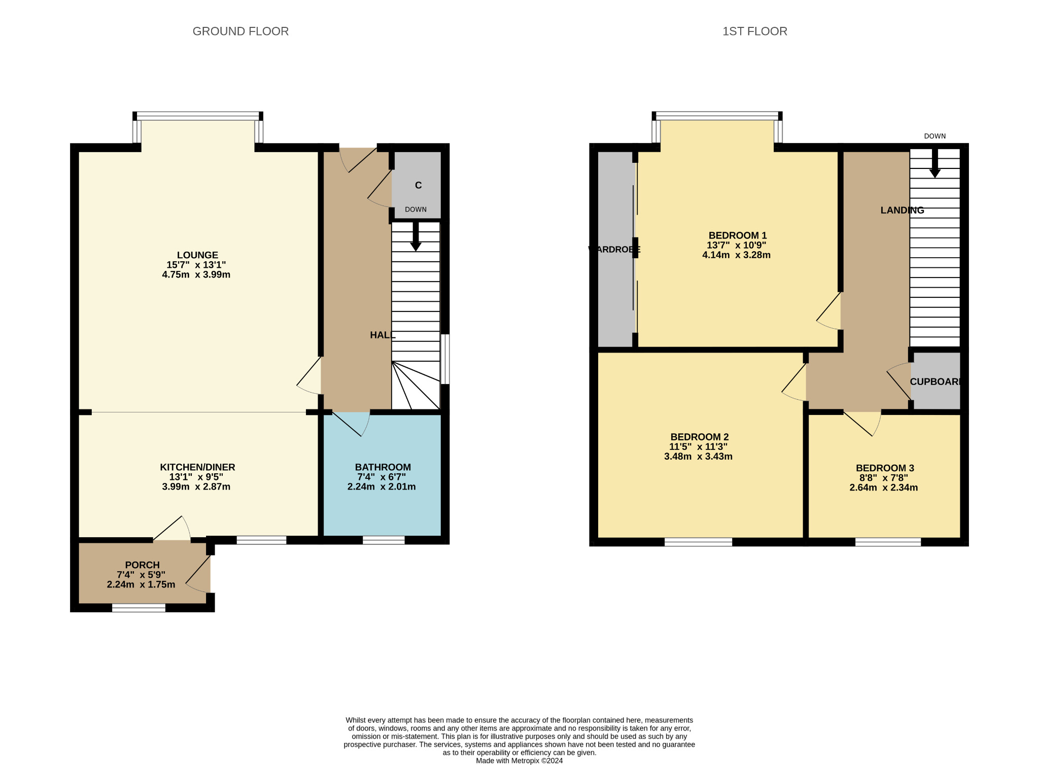 3 bed semi-detached house for sale in Sandend Road - Property Floorplan