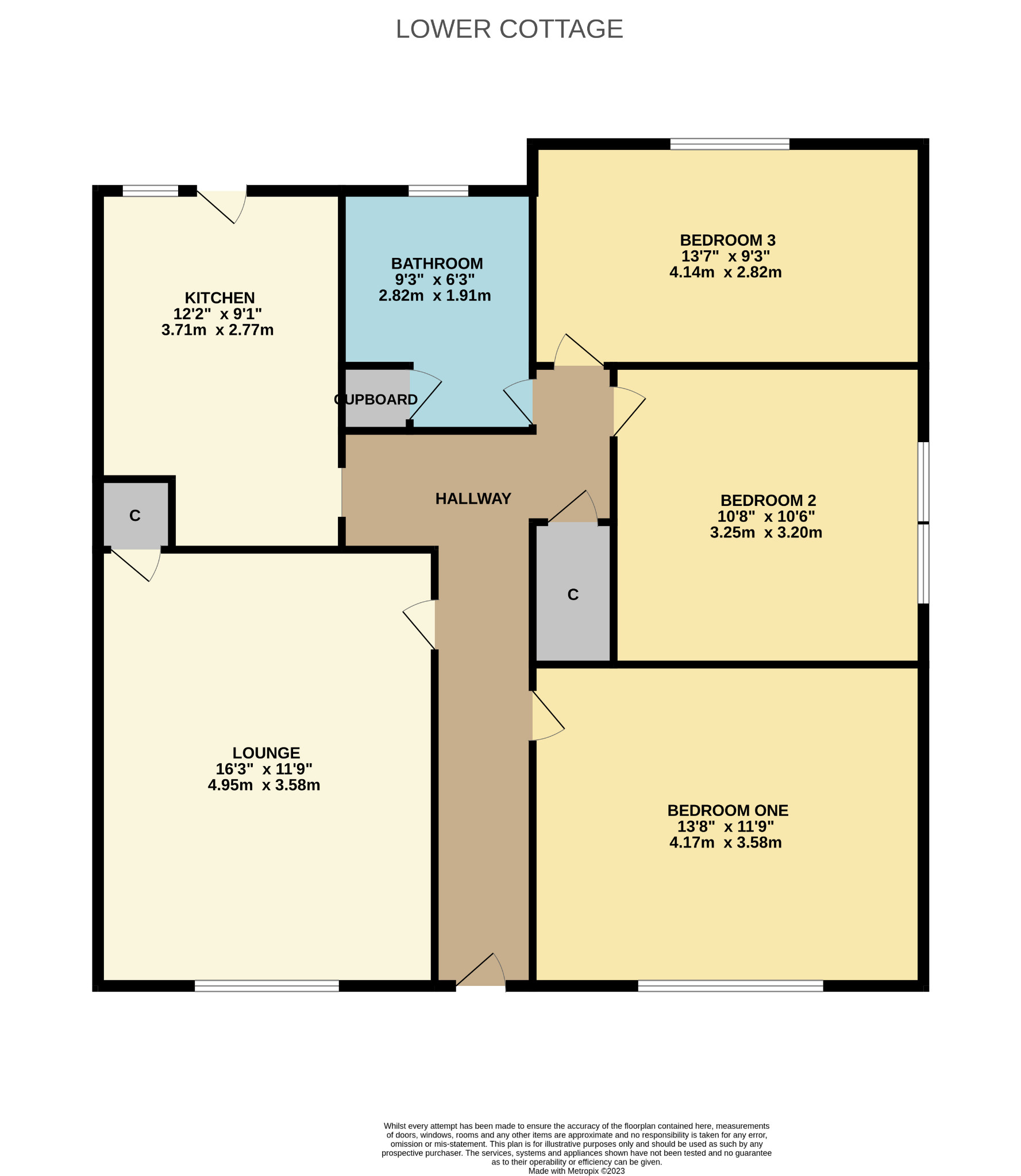 3 bed ground floor flat for sale in Rosshill Avenue, Glasgow - Property floorplan