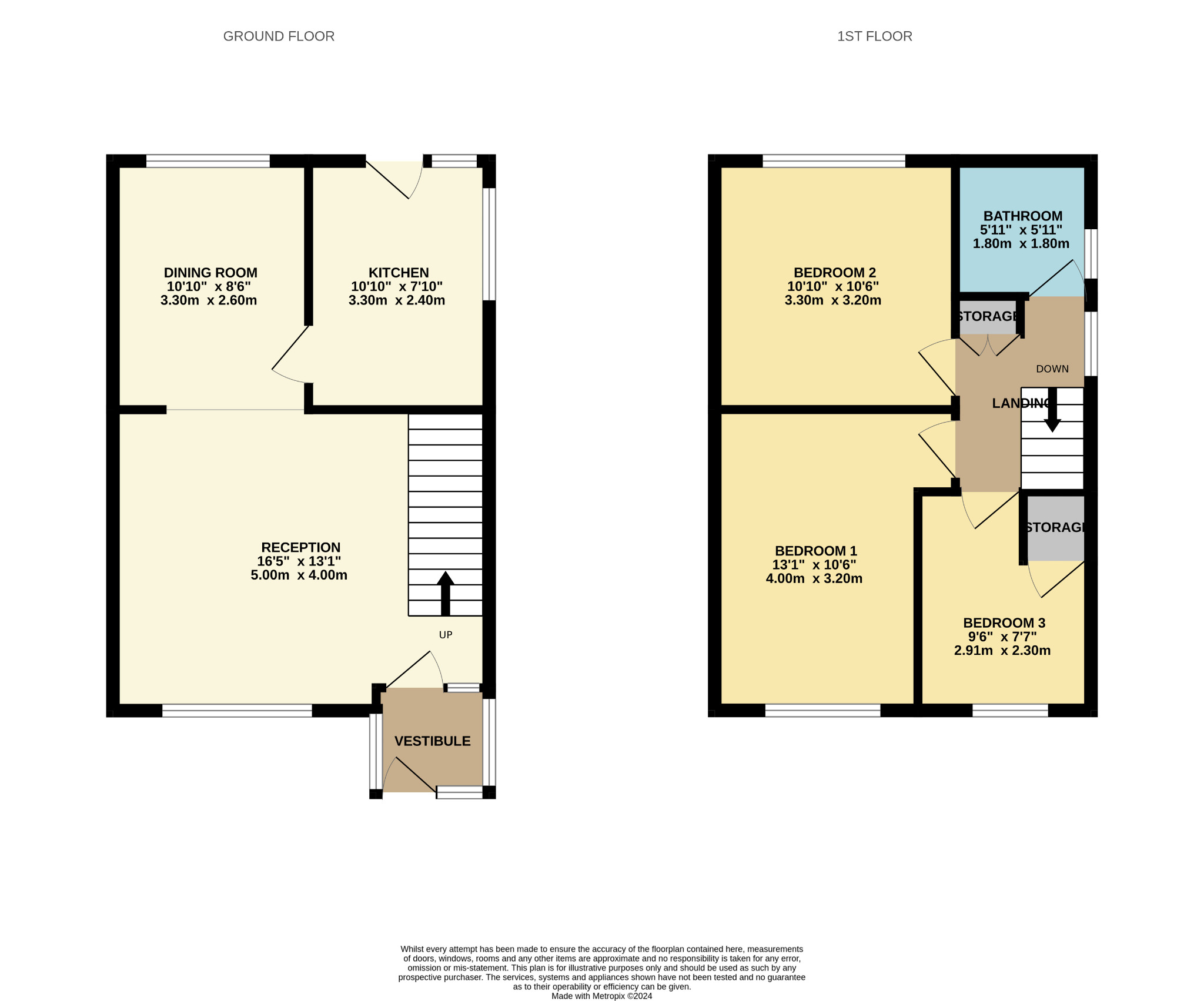 3 bed semi-detached house for sale in Ralston Drive, Glasgow - Property floorplan