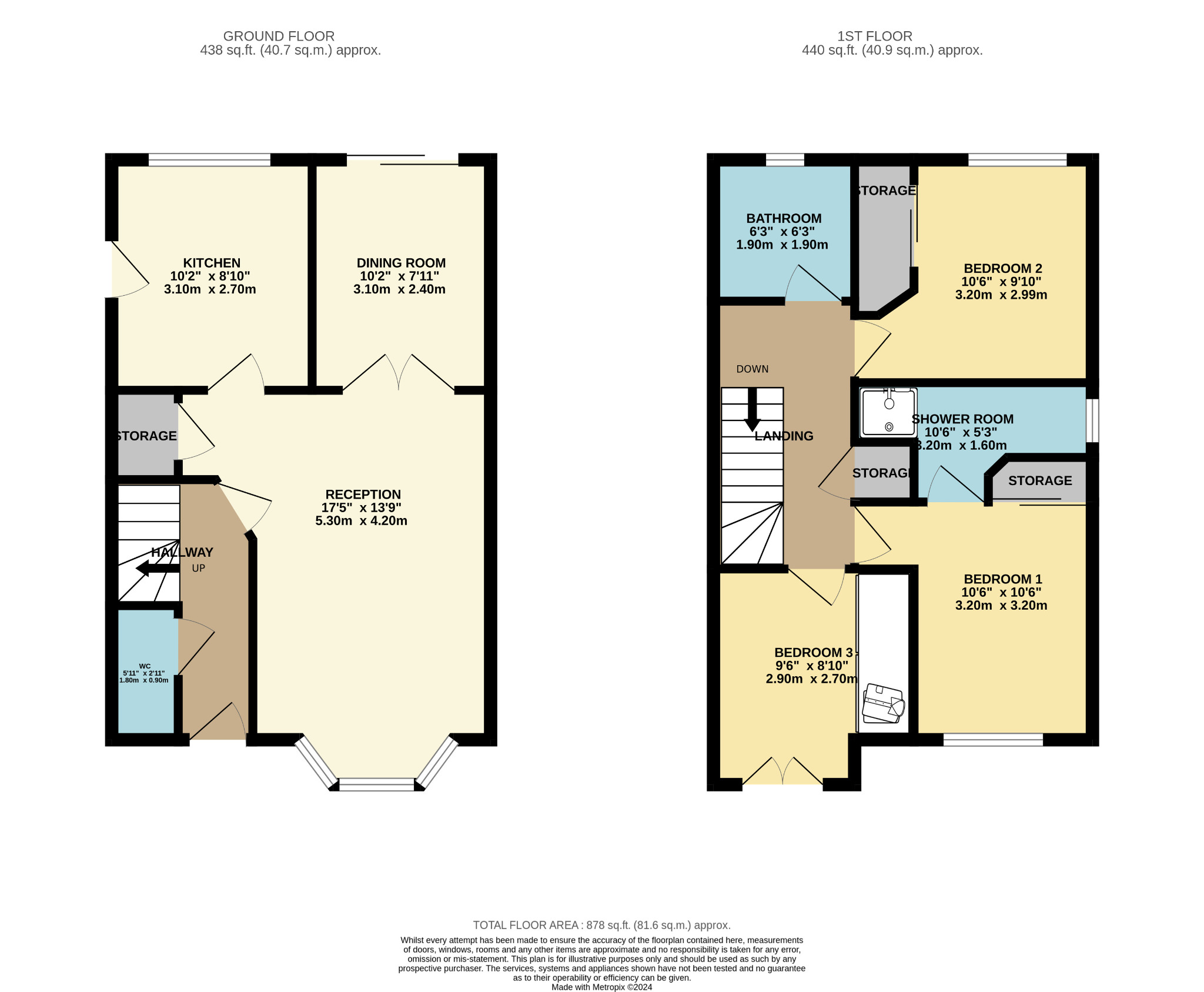 3 bed detached house for sale in Barshaw Road, Glasgow - Property floorplan
