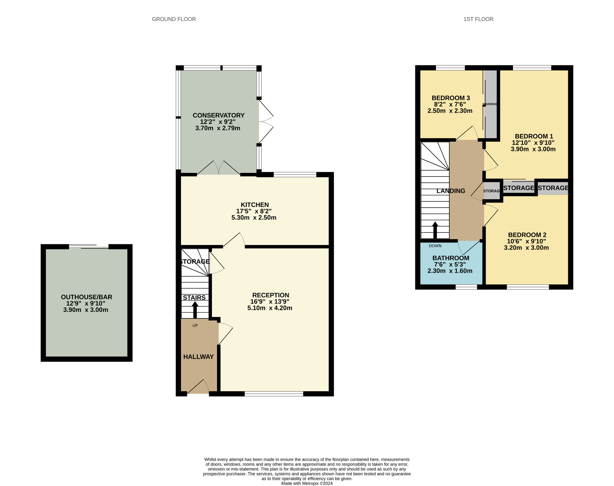 3 bed semi-detached house for sale in Glen Kyle Drive, Glasgow - Property floorplan