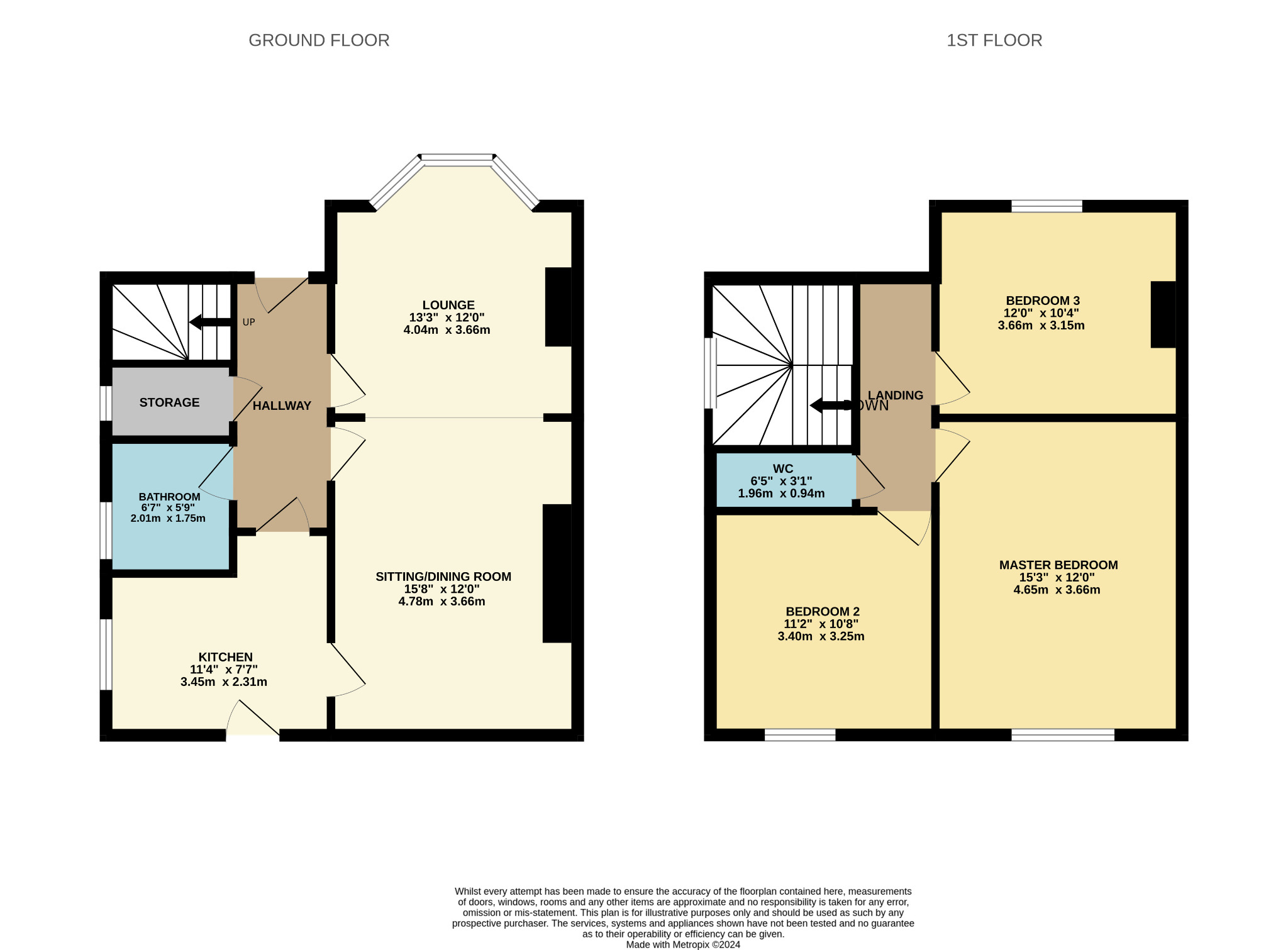 3 bed semi-detached house for sale in Ashdale Drive, Glasgow - Property floorplan