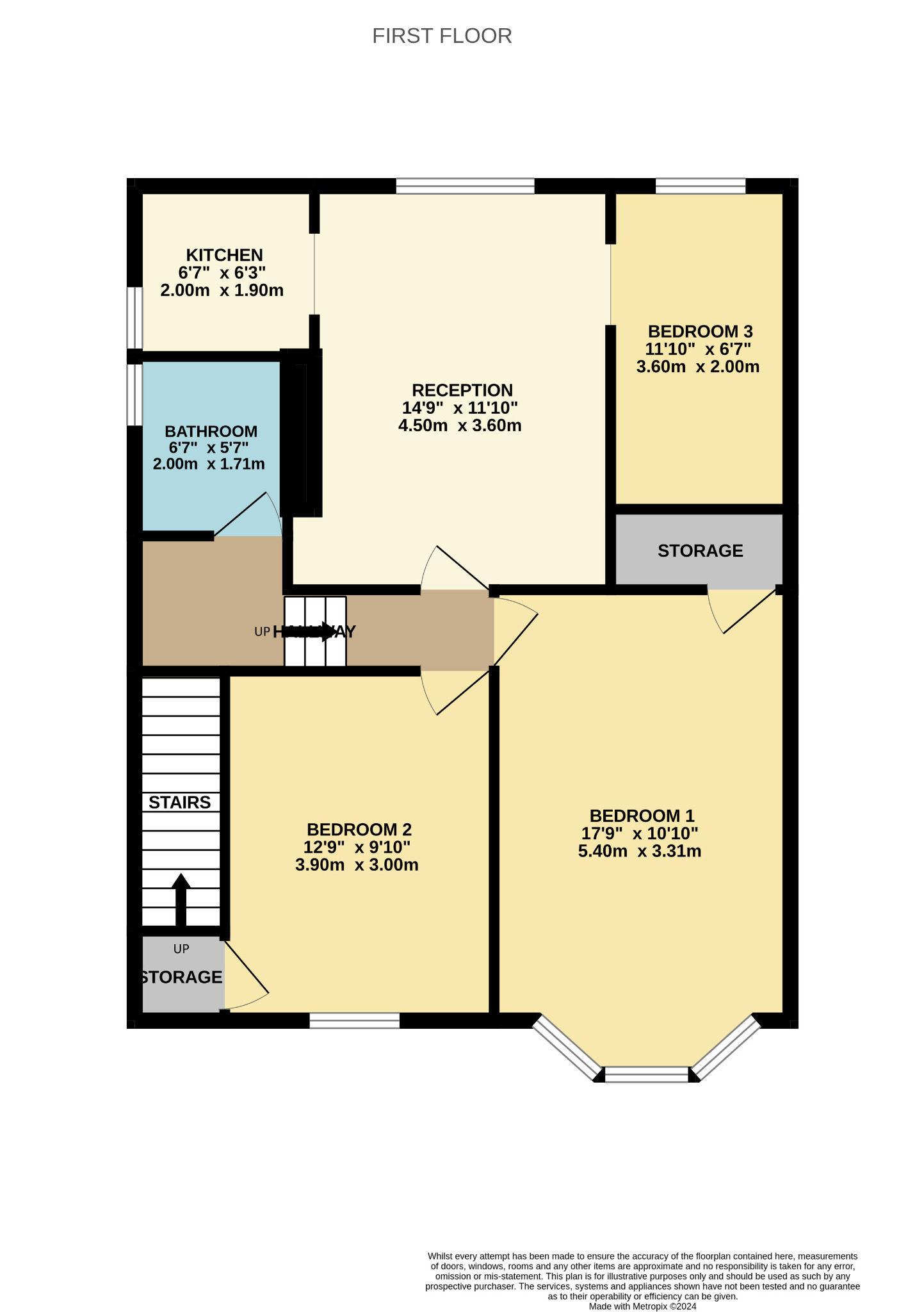 3 bed flat for sale in Chirnside Road, Glasgow - Property Floorplan