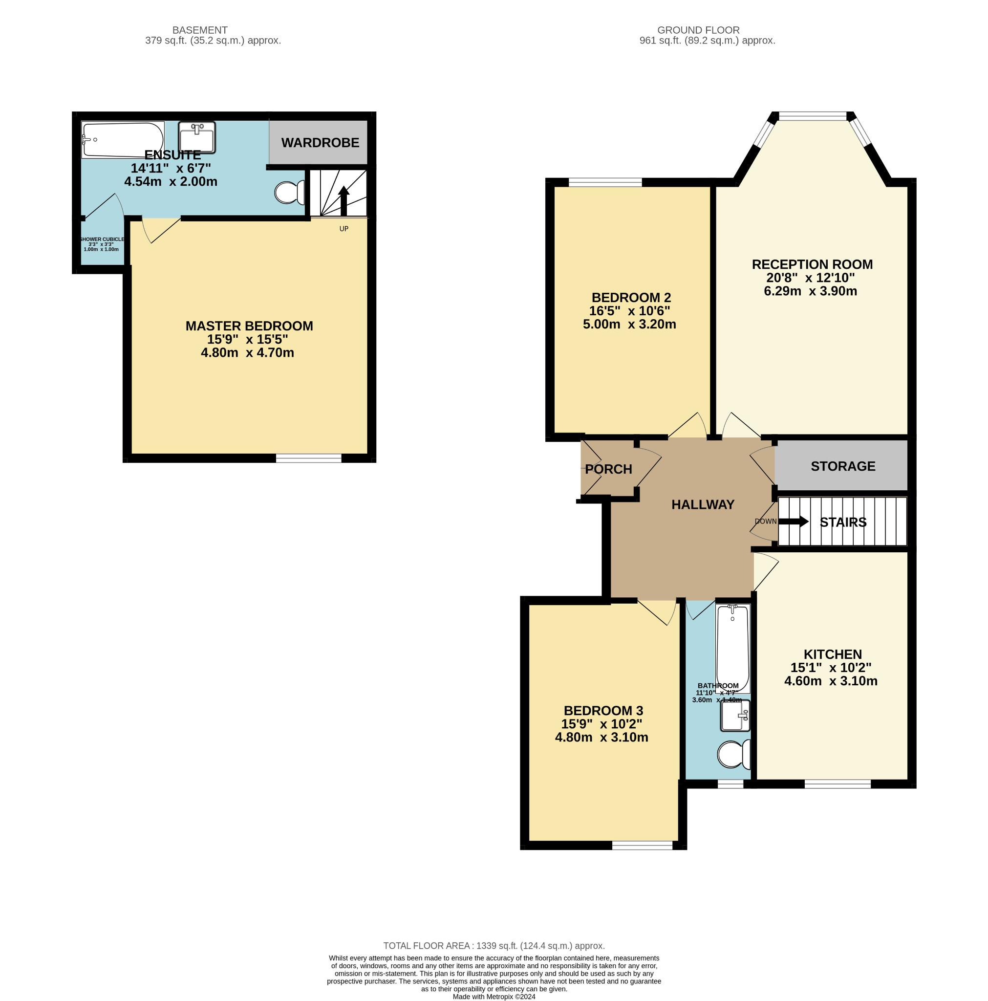 3 bed flat for sale in Forth Street, Glasgow - Property Floorplan