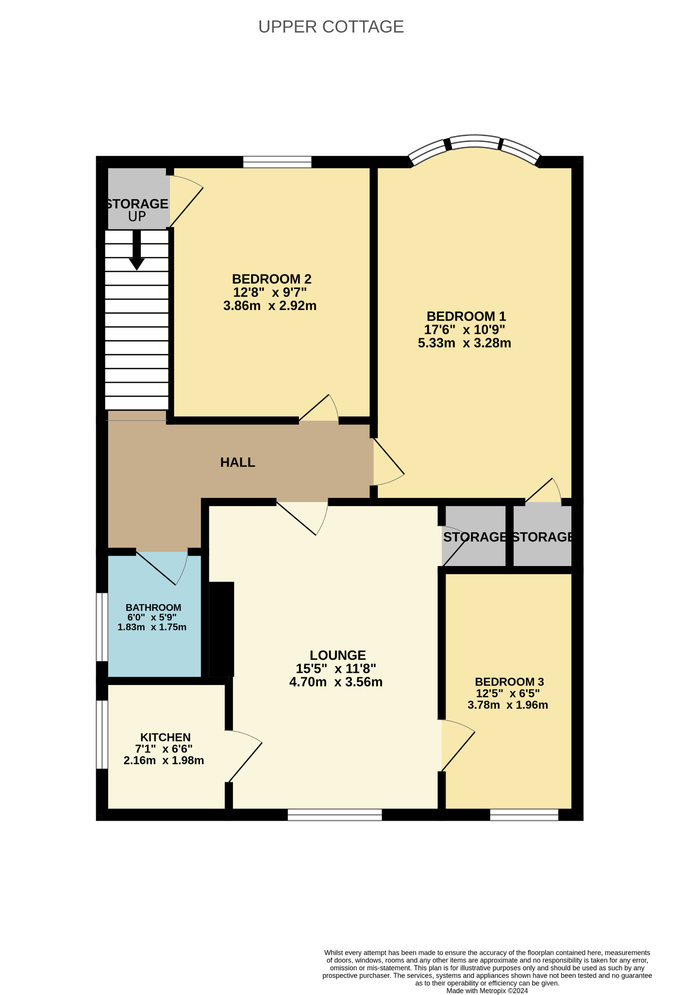 3 bed flat for sale in Baldovie Road, Glasgow - Property Floorplan