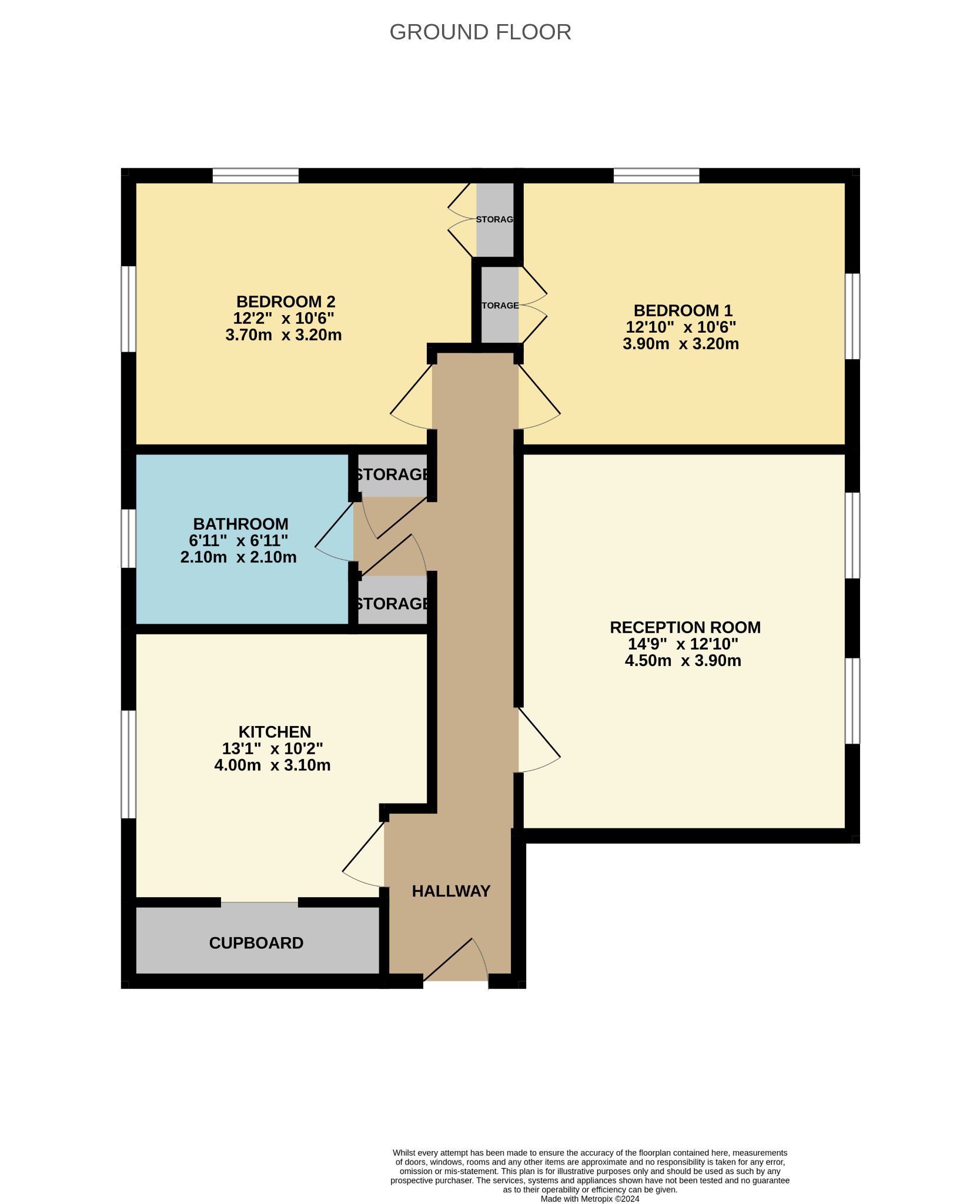 2 bed flat for sale in Mossview Quadrant - Property Floorplan