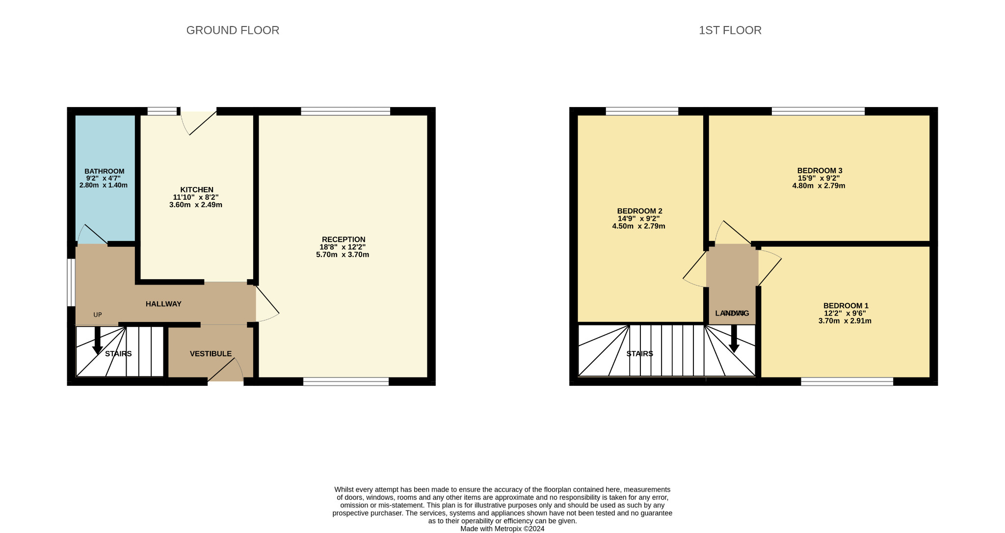 3 bed semi-detached house for sale in Leithland Road, Glasgow - Property Floorplan