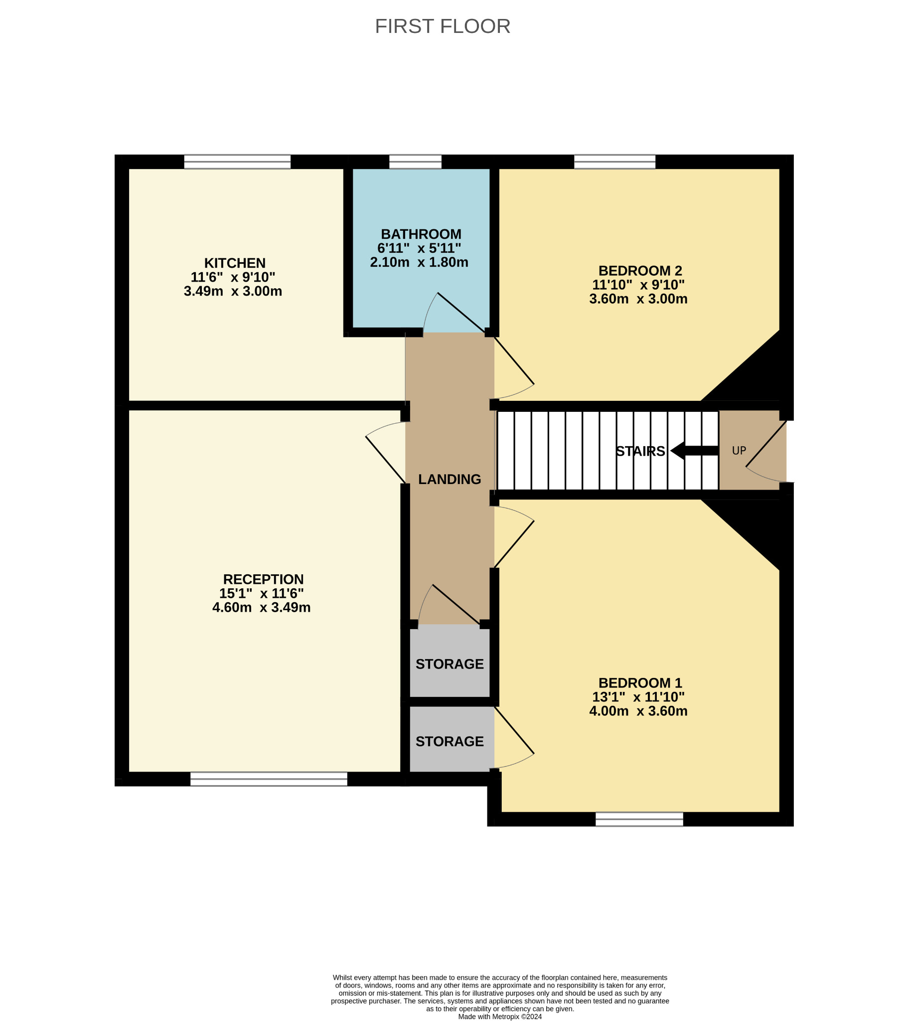 2 bed flat for sale in Arnhall Place - Property Floorplan