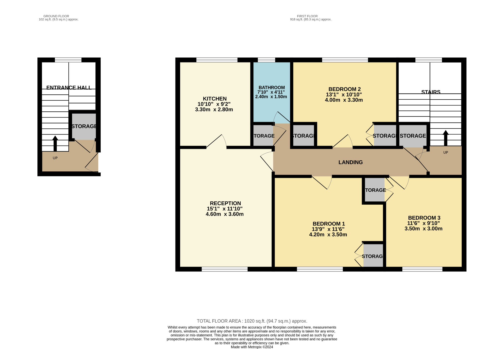 3 bed flat for sale in Leithland Road, Glasgow - Property Floorplan