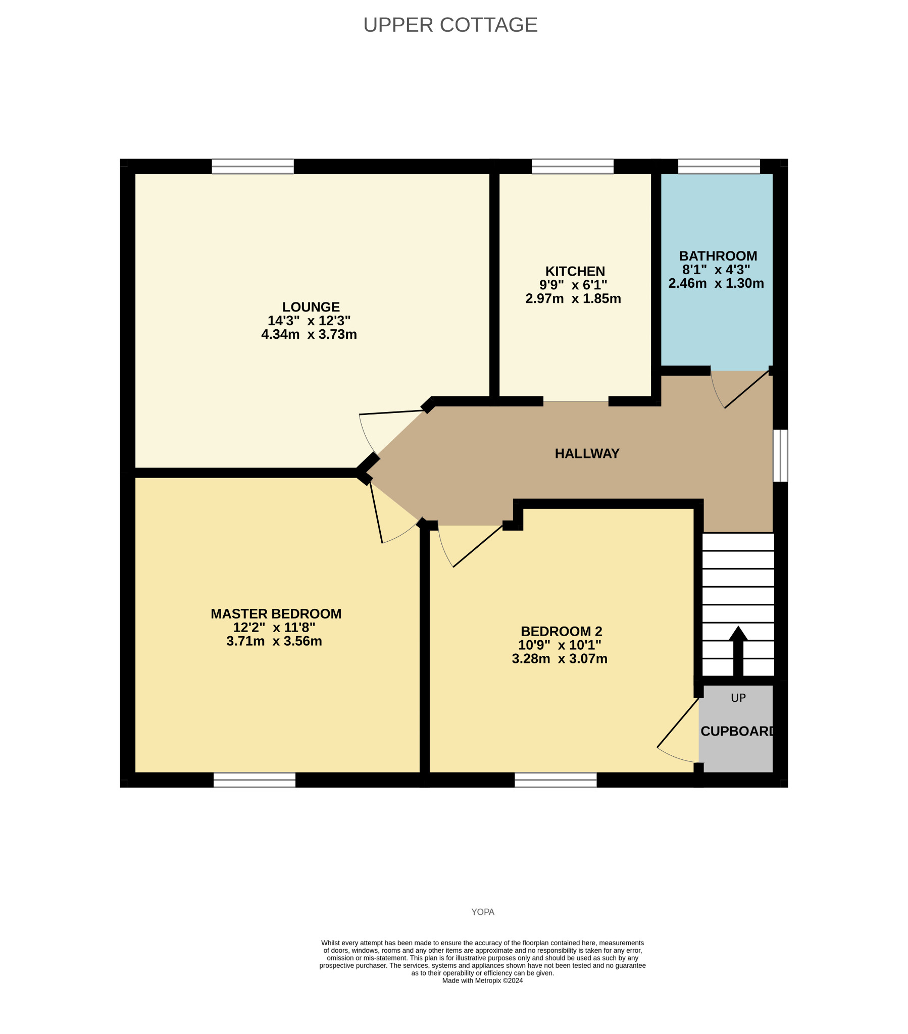 2 bed flat for sale in Hyndlee Drive - Property Floorplan