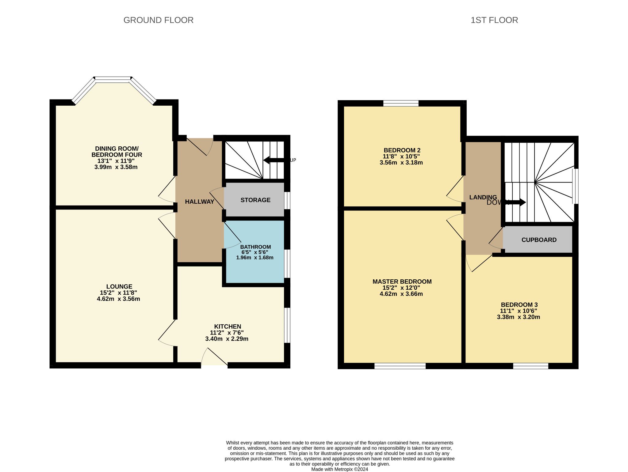 4 bed semi-detached house for sale in Ashkirk Drive - Property Floorplan