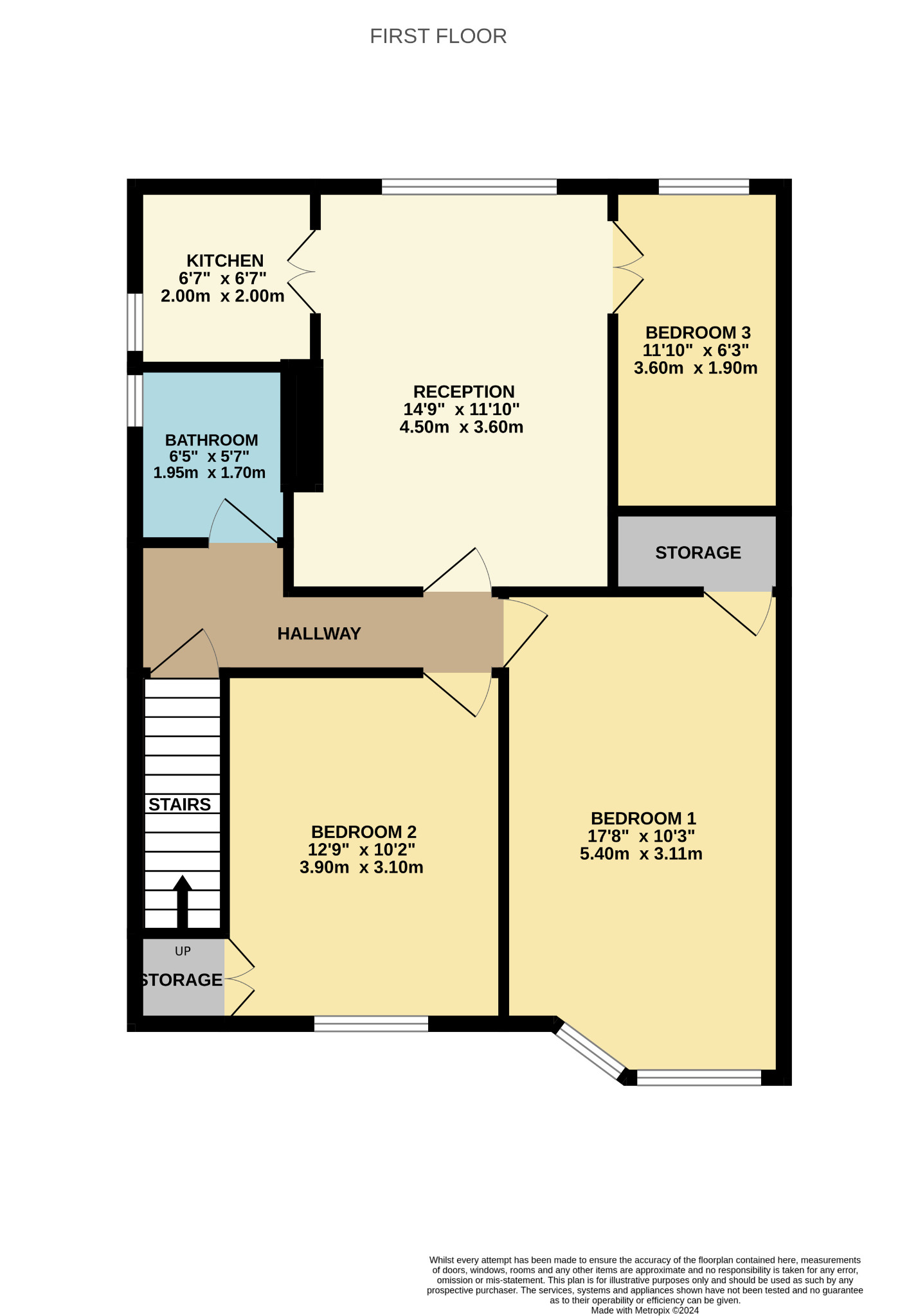 3 bed flat for sale in Tarfside Avenue, Glasgow - Property Floorplan