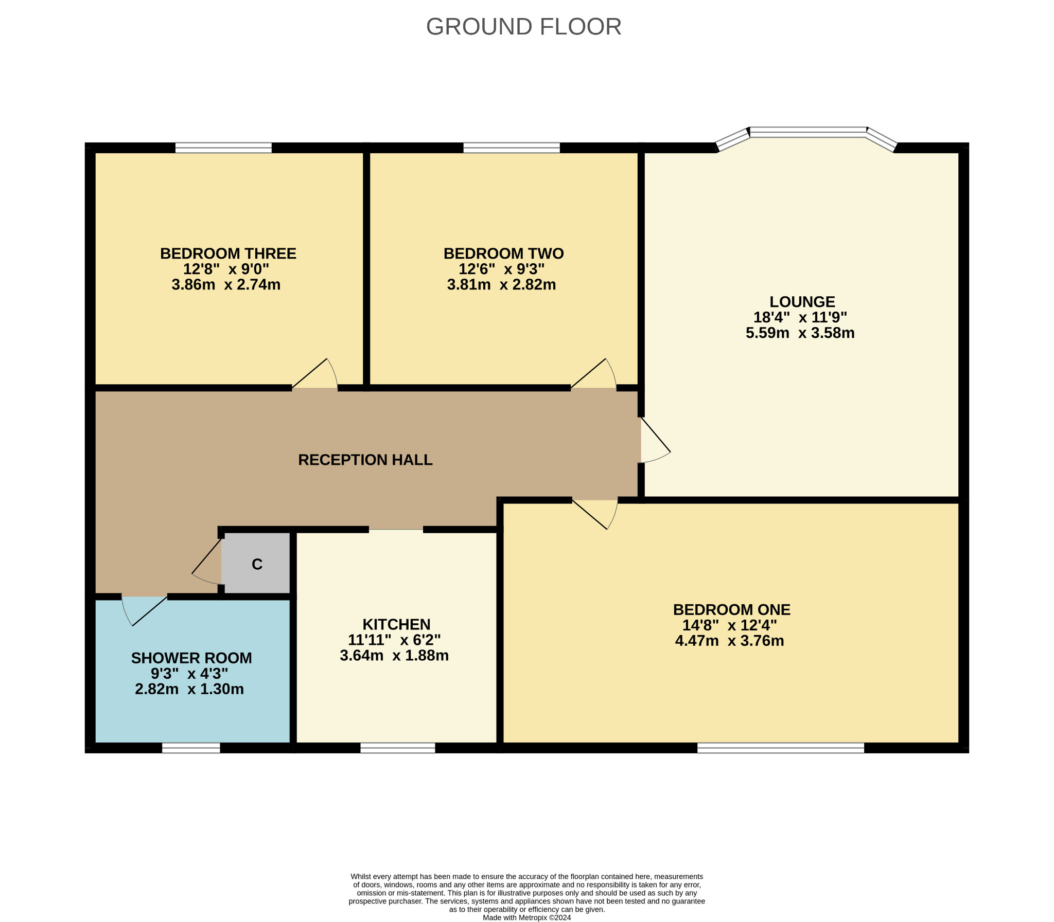 3 bed flat for sale in Paisley Road West, Glasgow - Property Floorplan