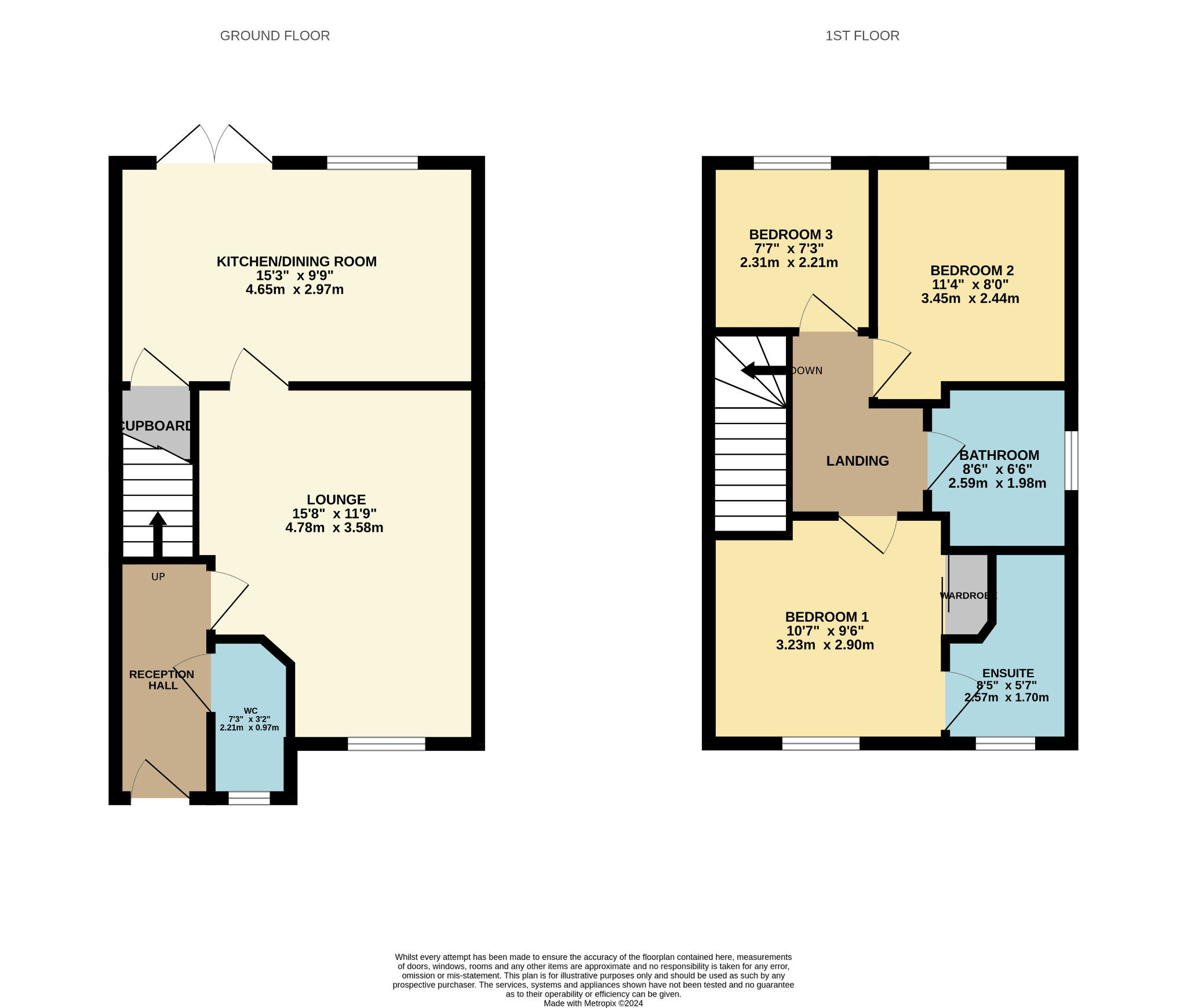 3 bed semi-detached house for sale in Penny Crescent, Glasgow - Property Floorplan