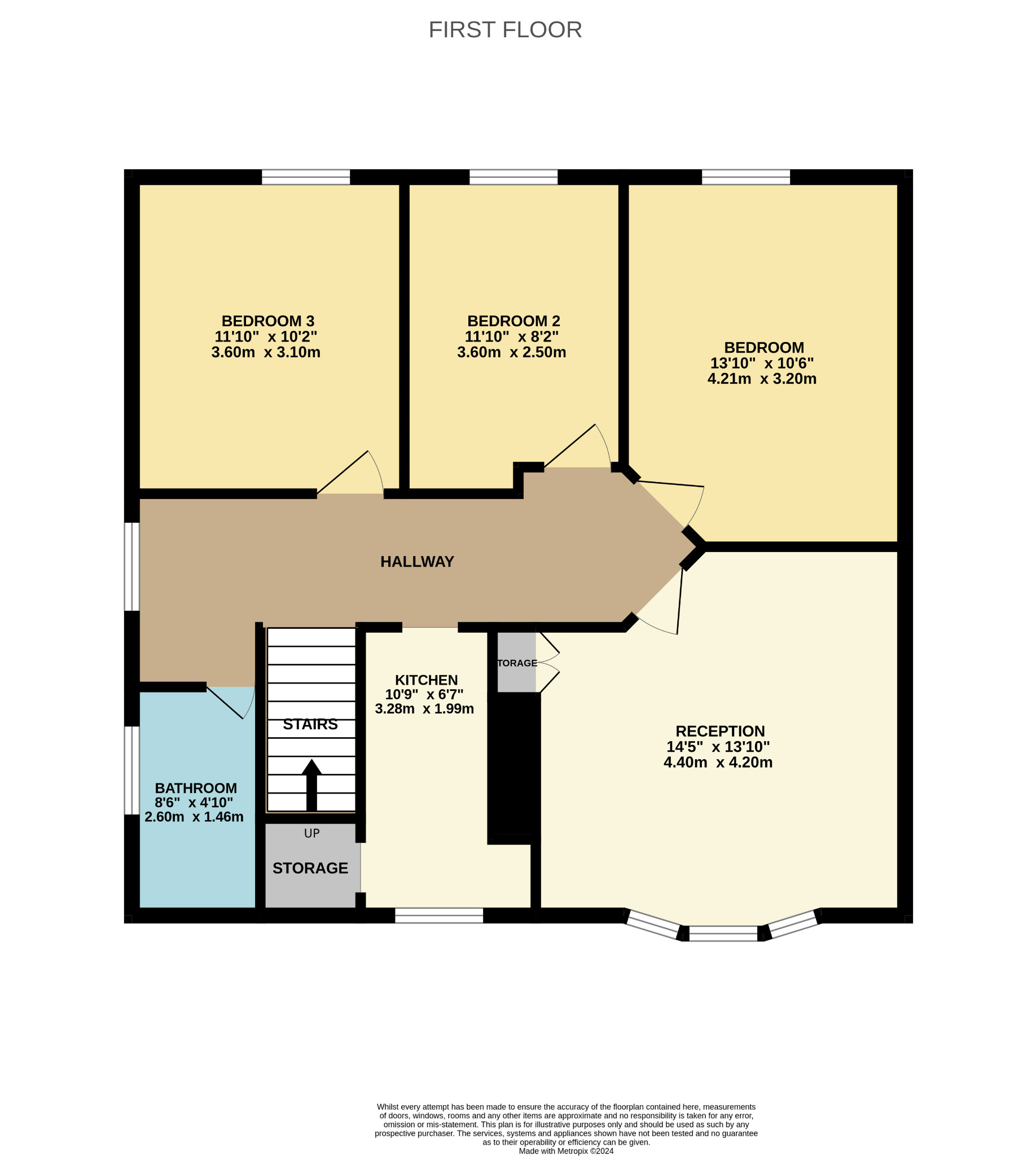 3 bed flat for sale in Cromdale Street, Glasgow - Property Floorplan