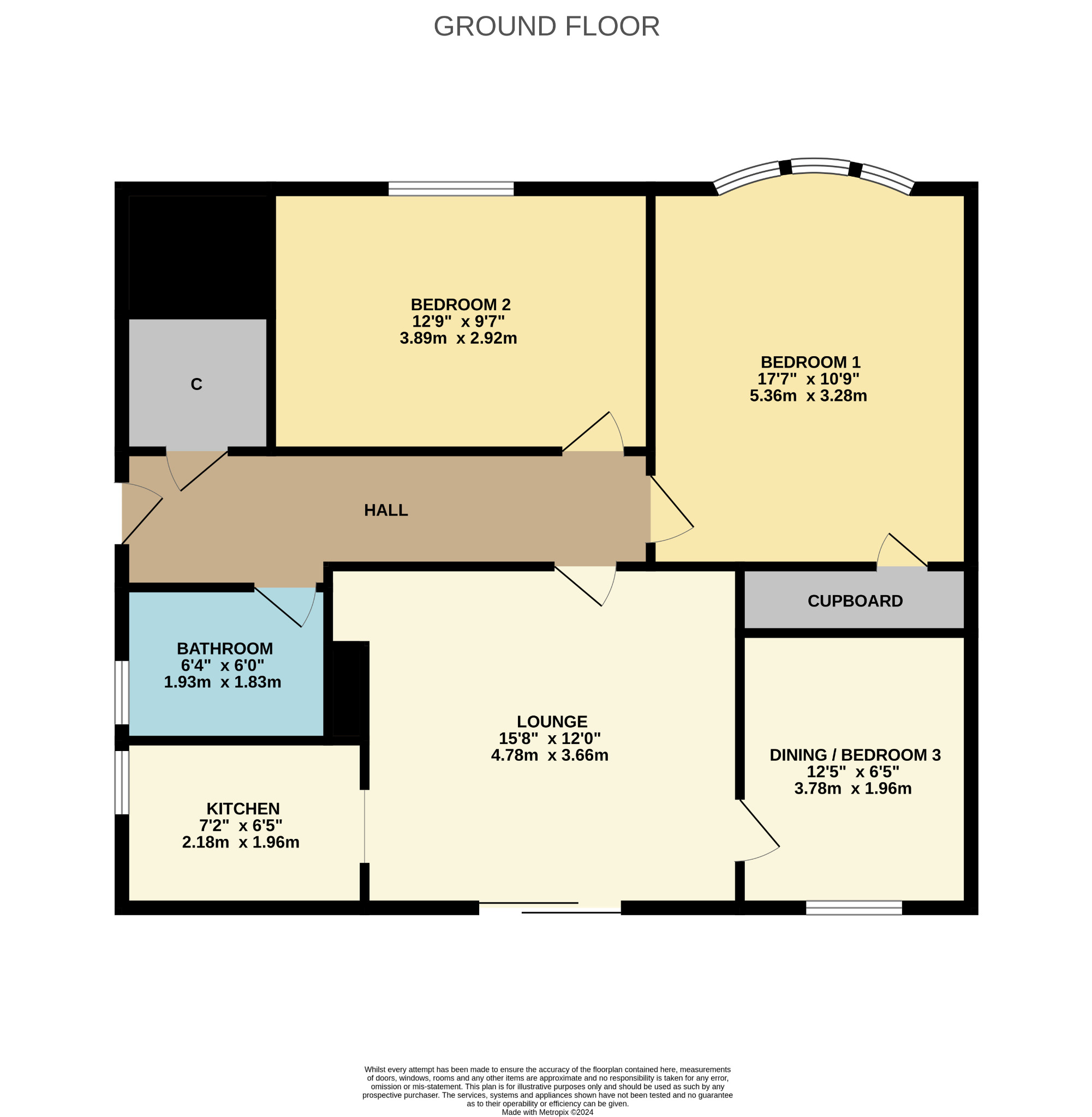 3 bed flat for sale in Mosspark Drive, Glasgow - Property Floorplan