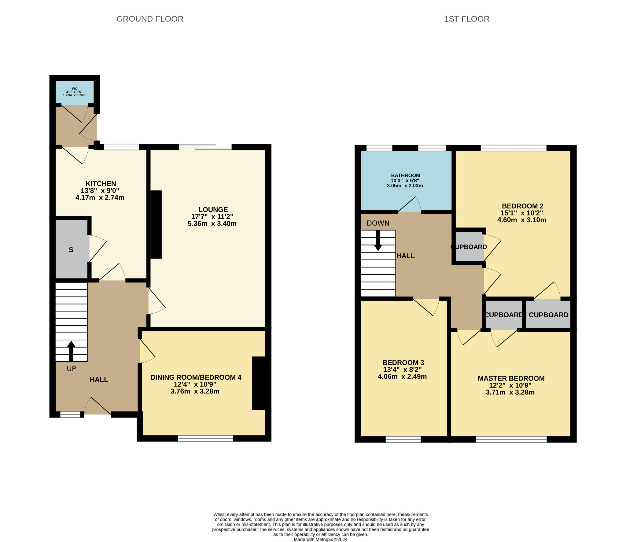 4 bed end of terrace house for sale in Rylees Crescent, Glasgow - Property Floorplan