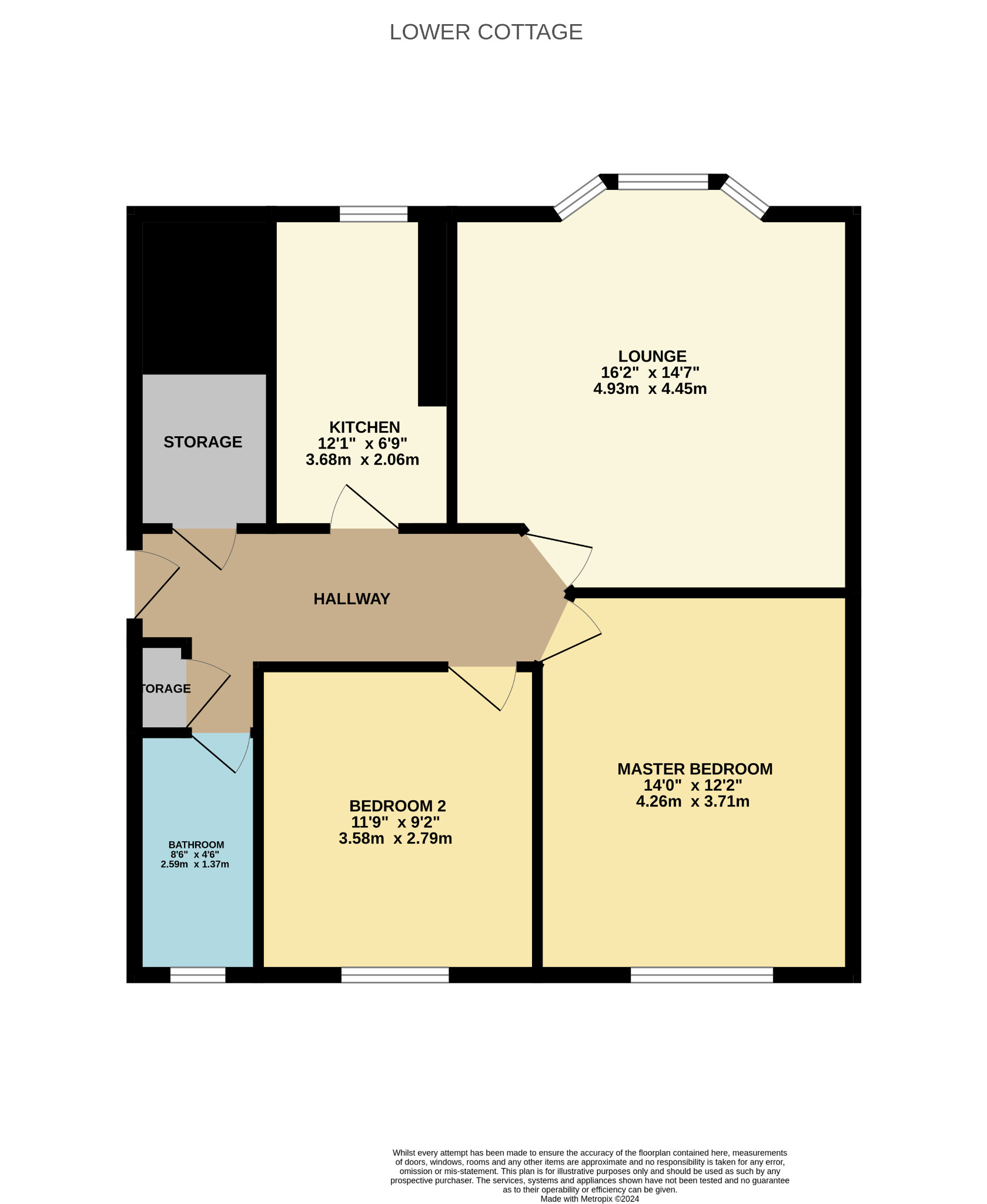 2 bed flat for sale in Broadholm Street, Glasgow - Property Floorplan