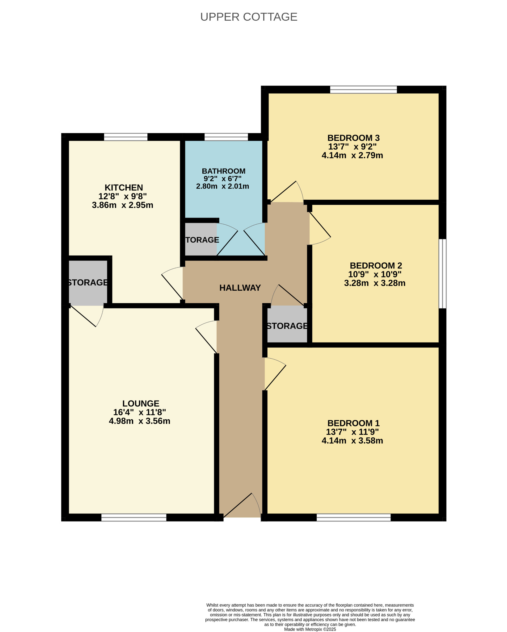 3 bed flat for sale in Muirdykes Road, Glasgow - Property Floorplan