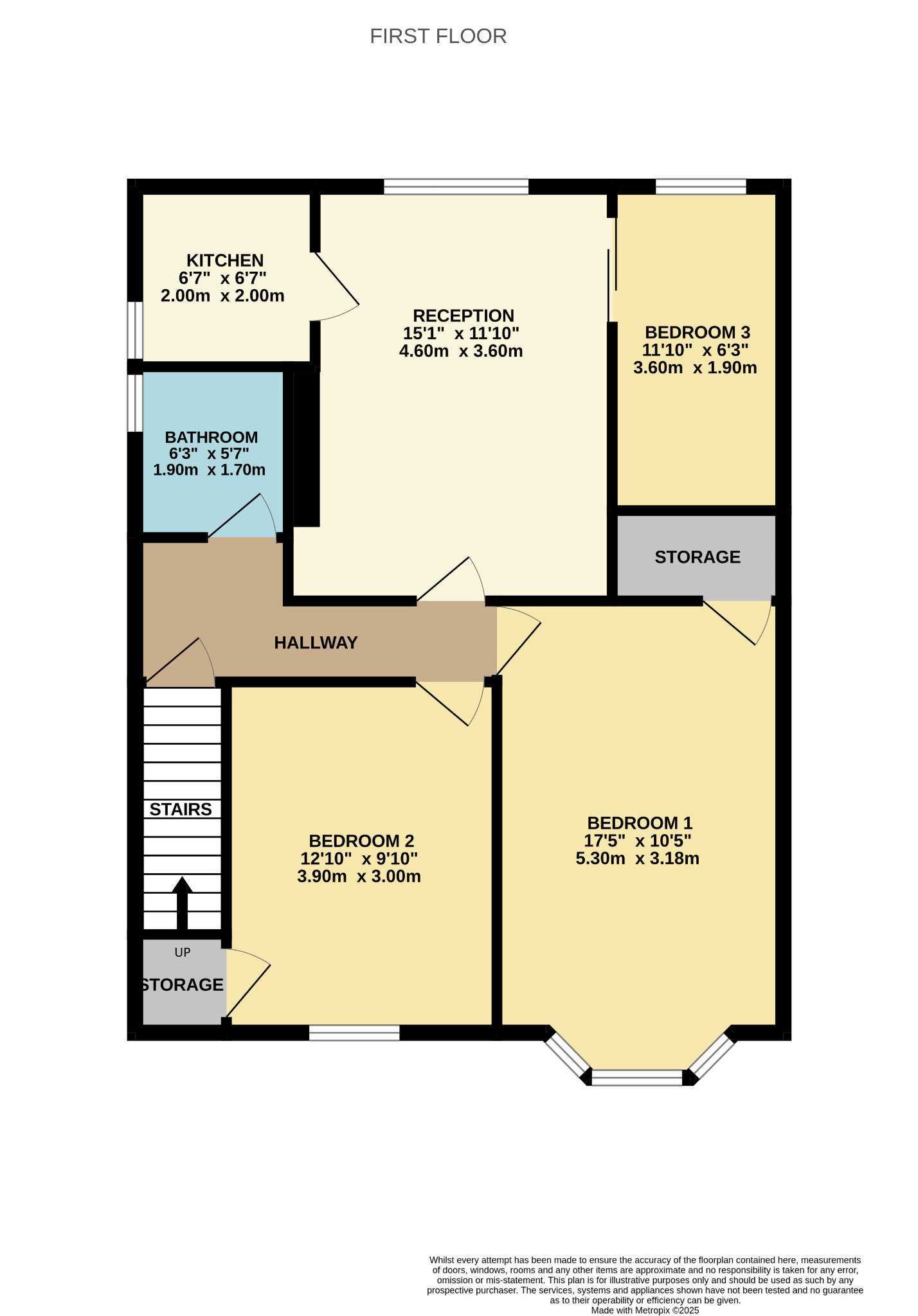 3 bed flat for sale in Merton Drive, Glasgow - Property Floorplan