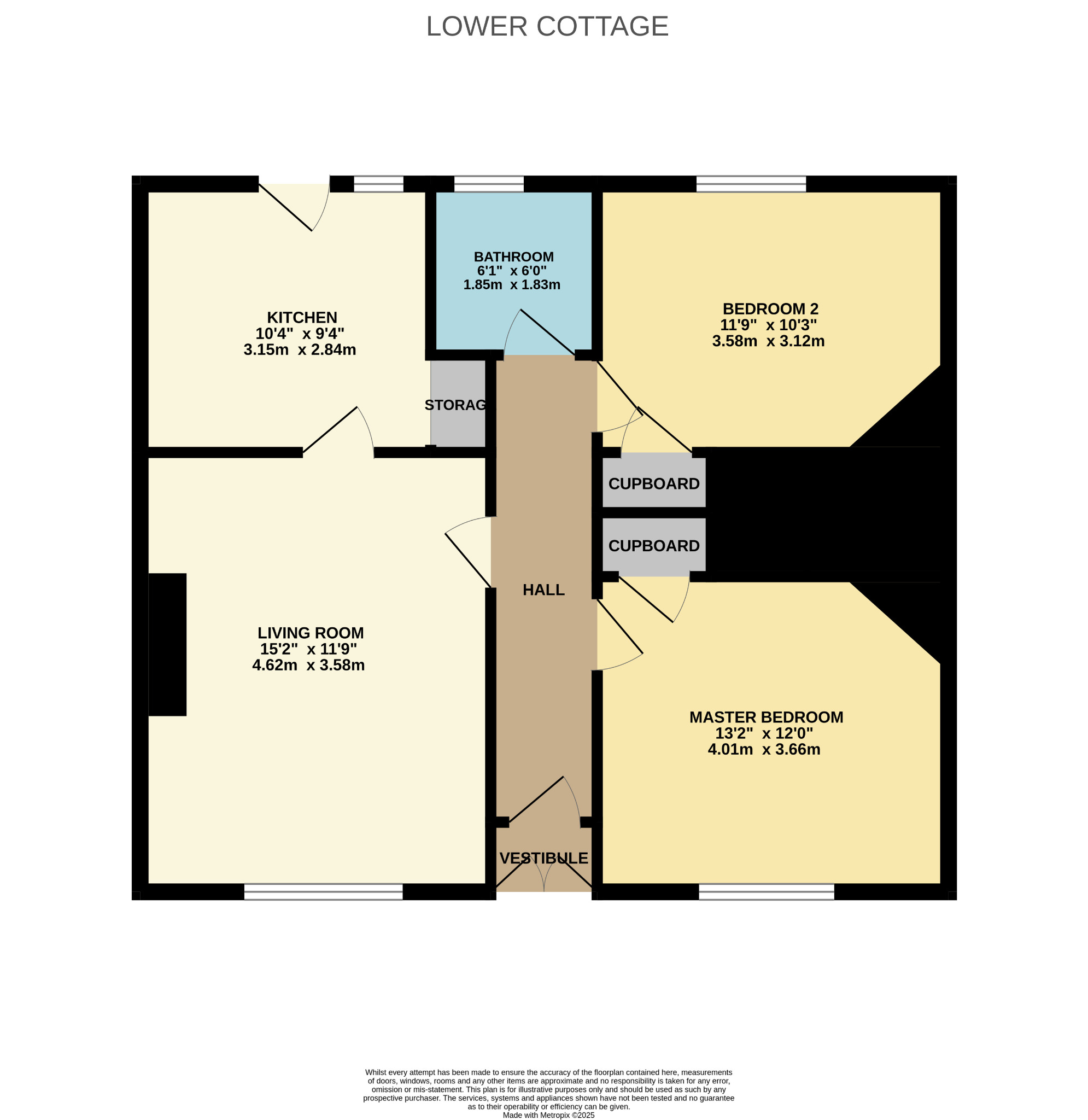 2 bed flat for sale in Arisaig Drive, Glasgow - Property Floorplan