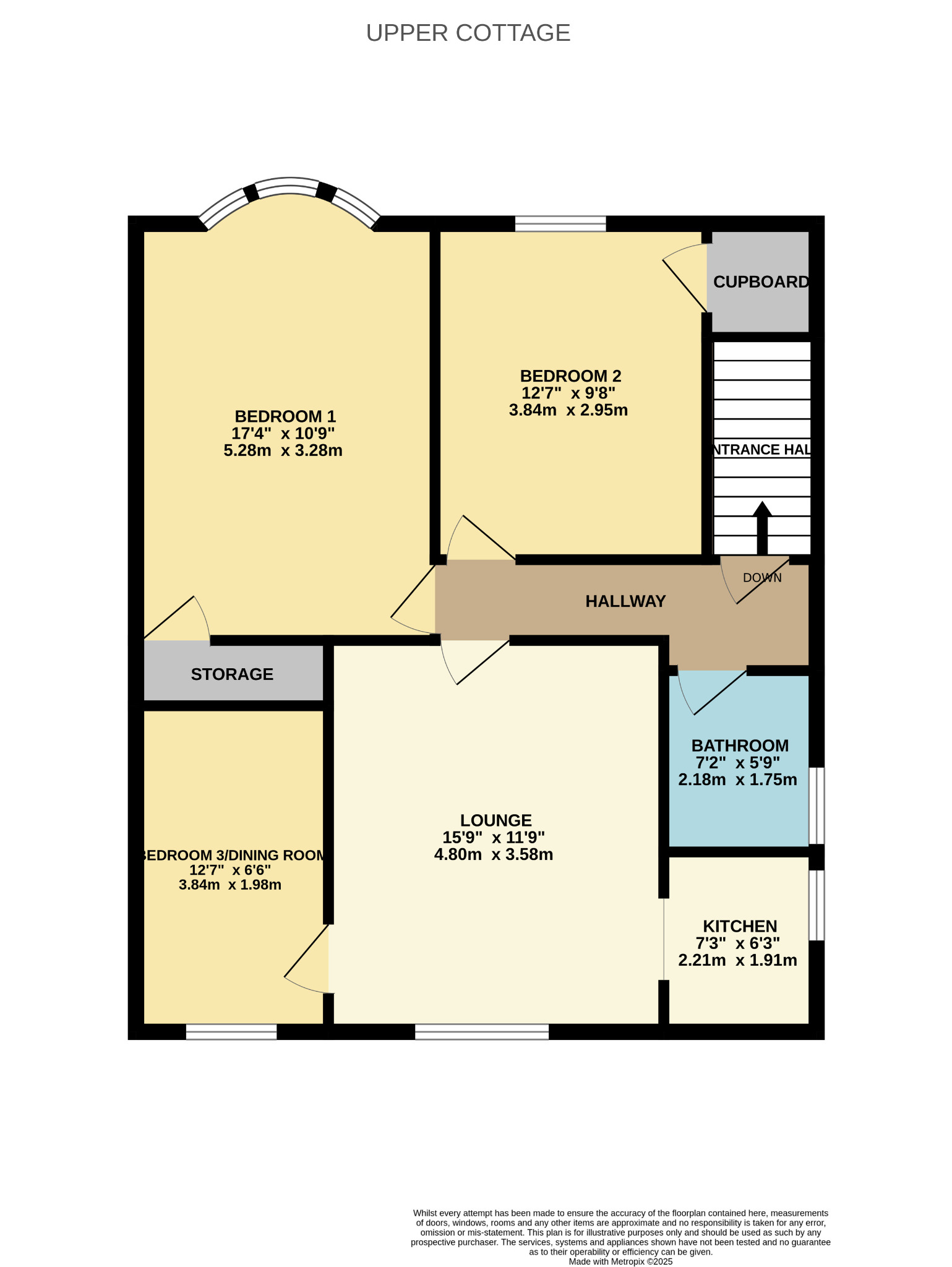 3 bed flat for sale in Chirnside Road, Glasgow - Property Floorplan