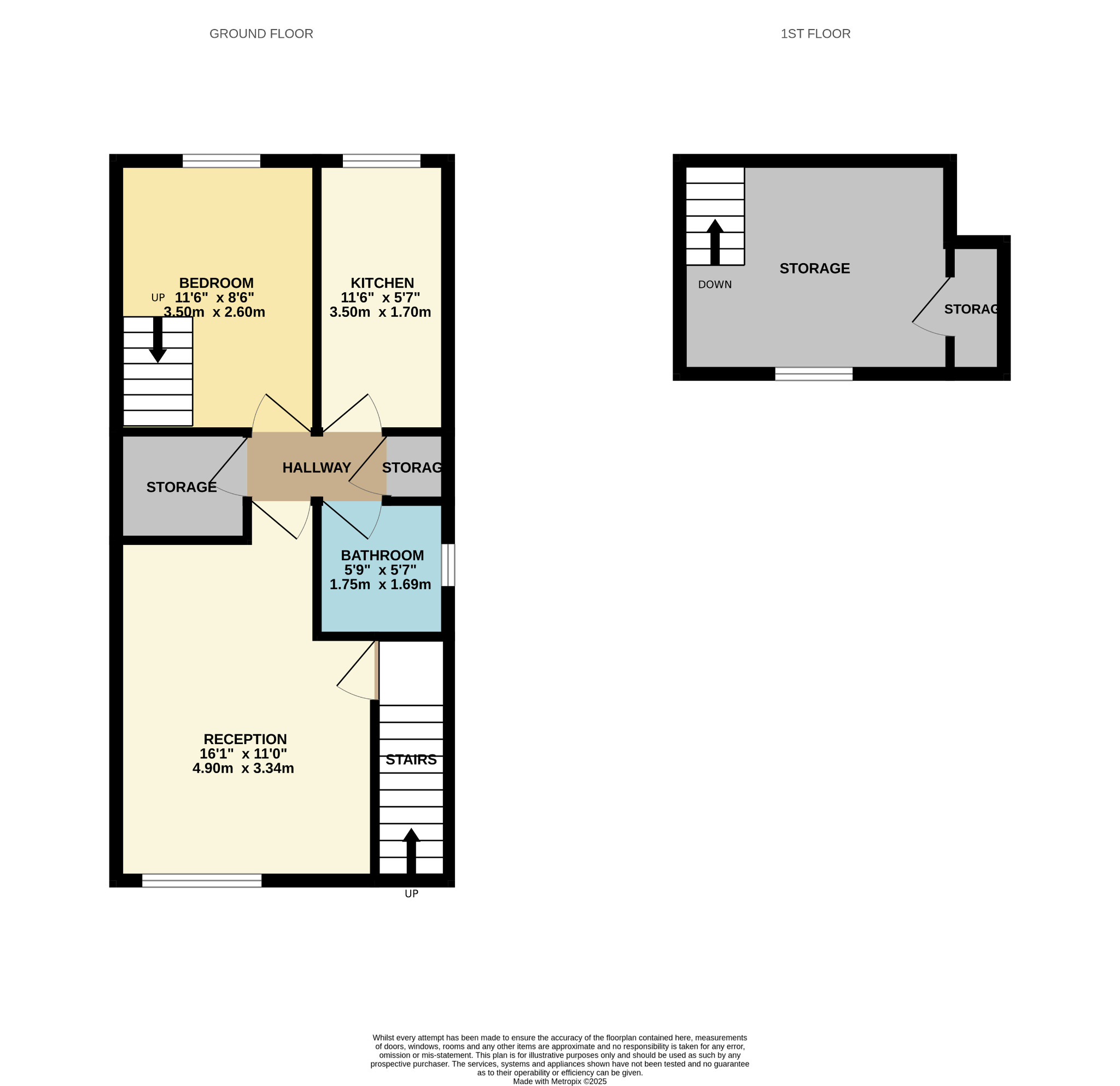 1 bed flat for sale in Hardgate Drive, Glasgow - Property Floorplan