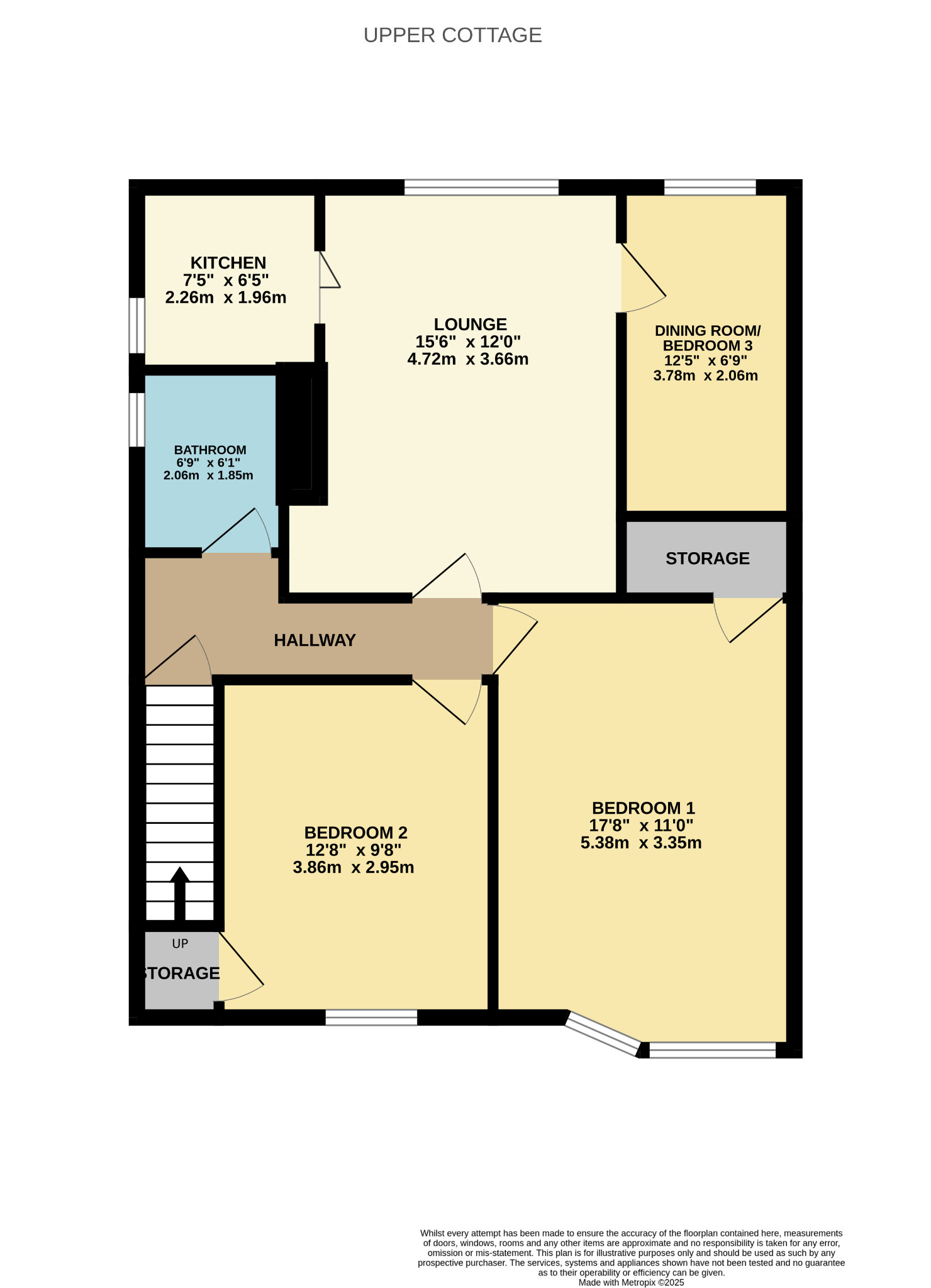 3 bed flat for sale in Arbroath Avenue, Glasgow - Property Floorplan