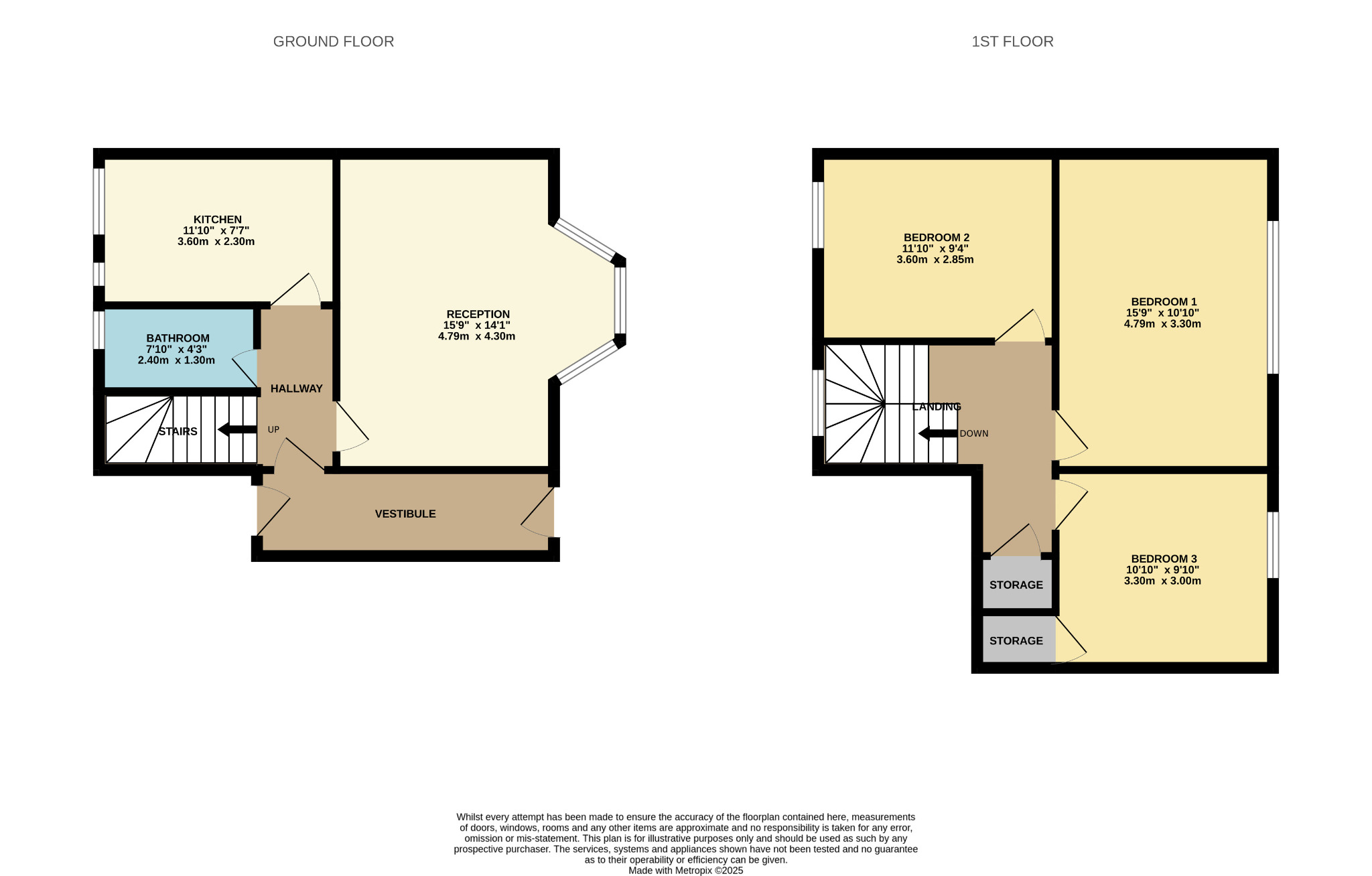 3 bed terraced house for sale in Arran Drive, Glasgow - Property Floorplan
