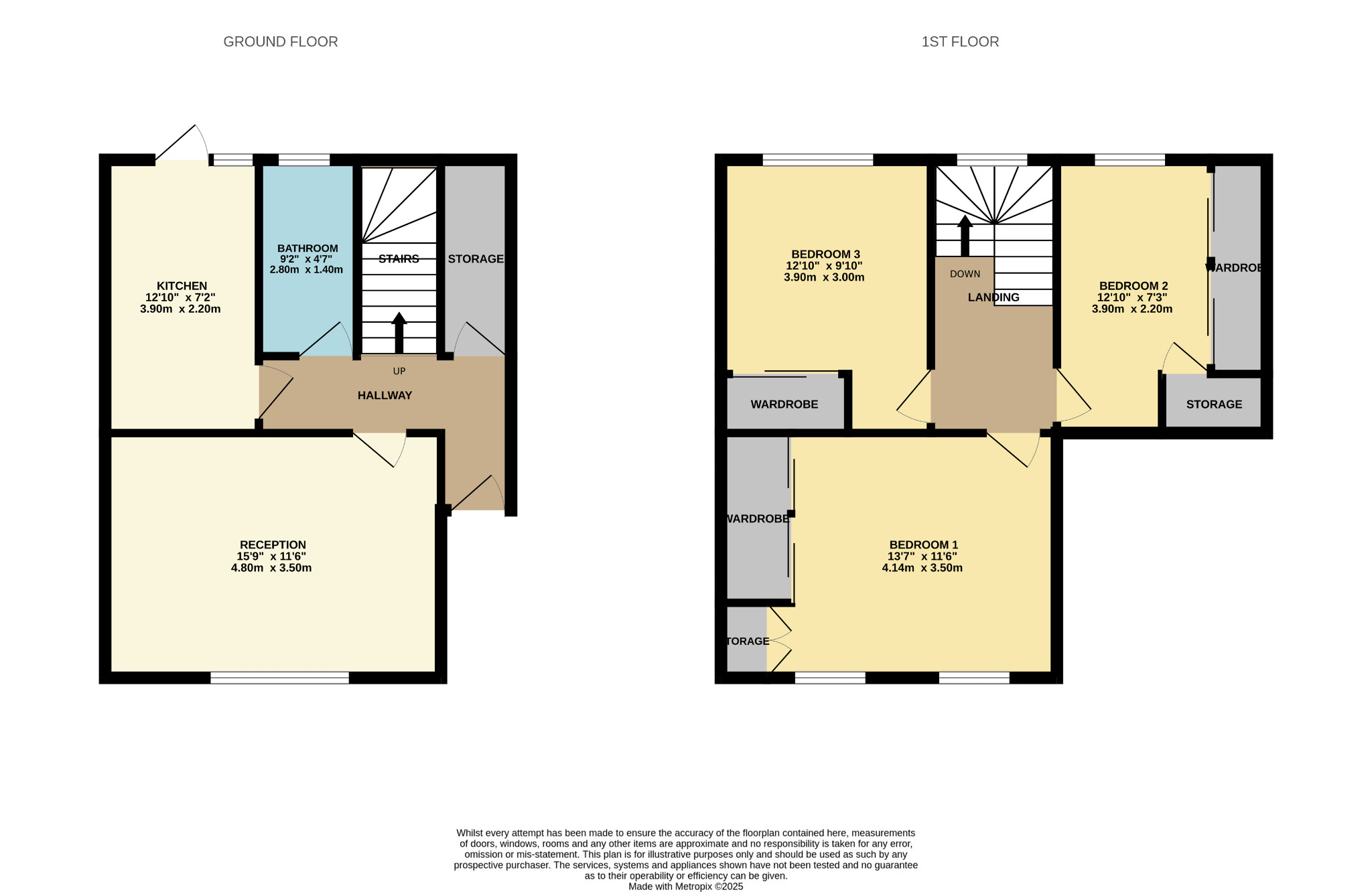 3 bed terraced house for sale in Hyndal Avenue, Glasgow - Property Floorplan